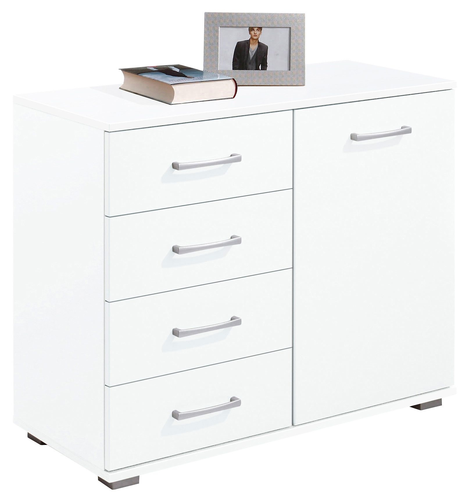 priess Kombikommode "Barcelona mit 4 Schubkästen und Tür in 6 Farben" günstig online kaufen