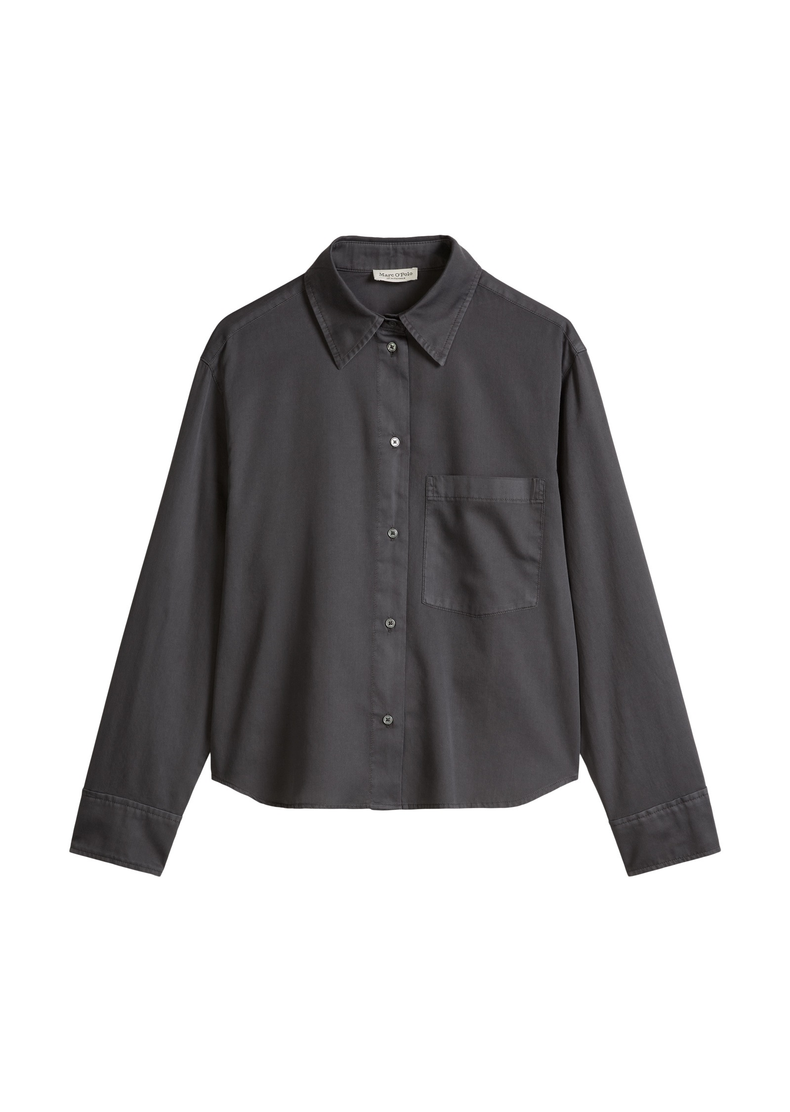 Marc O'Polo Langarmbluse »aus Baumwoll-Satin«