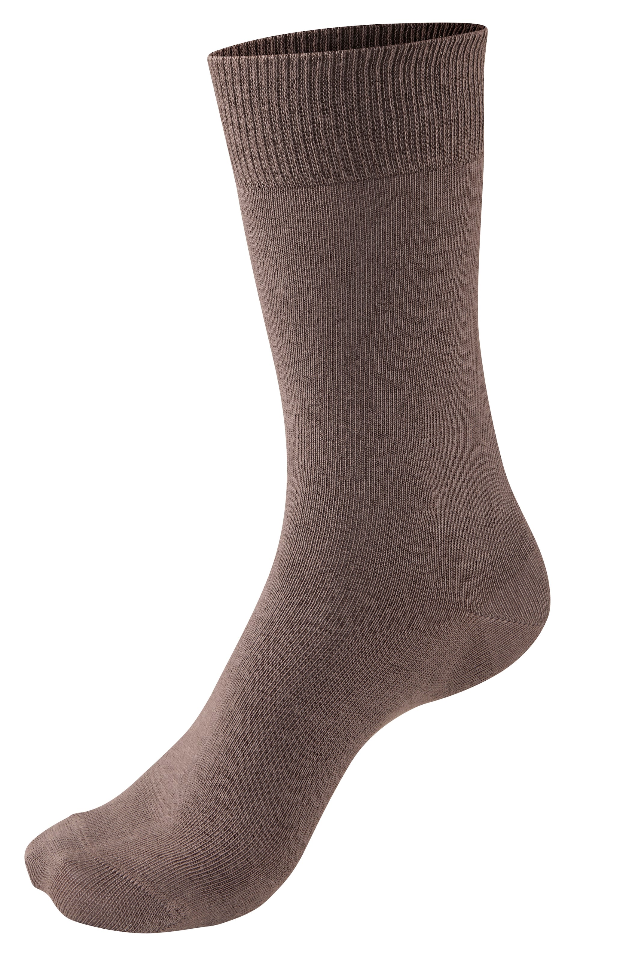 H.I.S Freizeitsocken »Damen und Herren Atmungsaktiver Baumwollanteil; Business, Basic« Packung, 10 Stk. tlg. mit weichen Rippbündchen