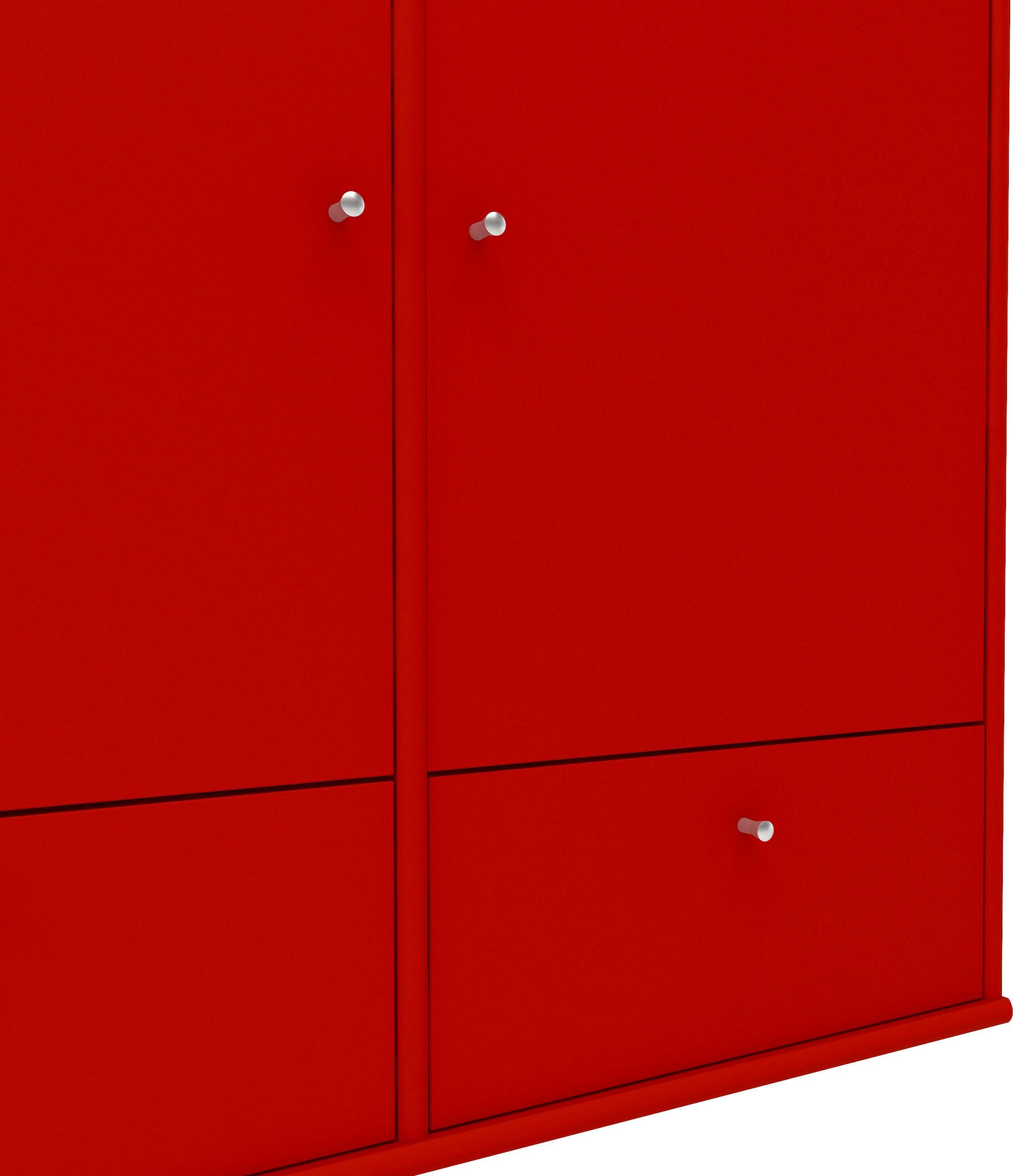 Hammel Furniture Highboard »Mistral Hochkommode, Hochschrank«, mit Türen und Schubladen, Breite: 133cm, anpassungsbar Designmöbel