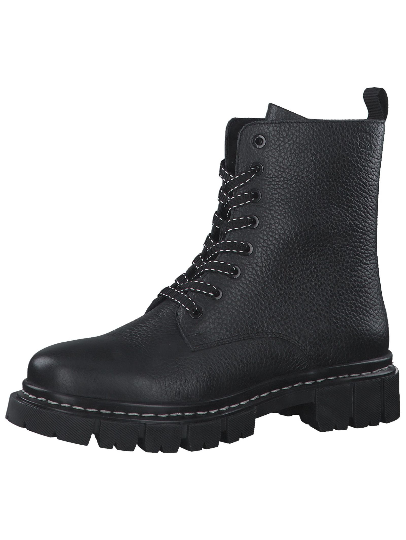s.Oliver Schnürstiefelette "s.Oliver Stiefelette Leder/Textil"