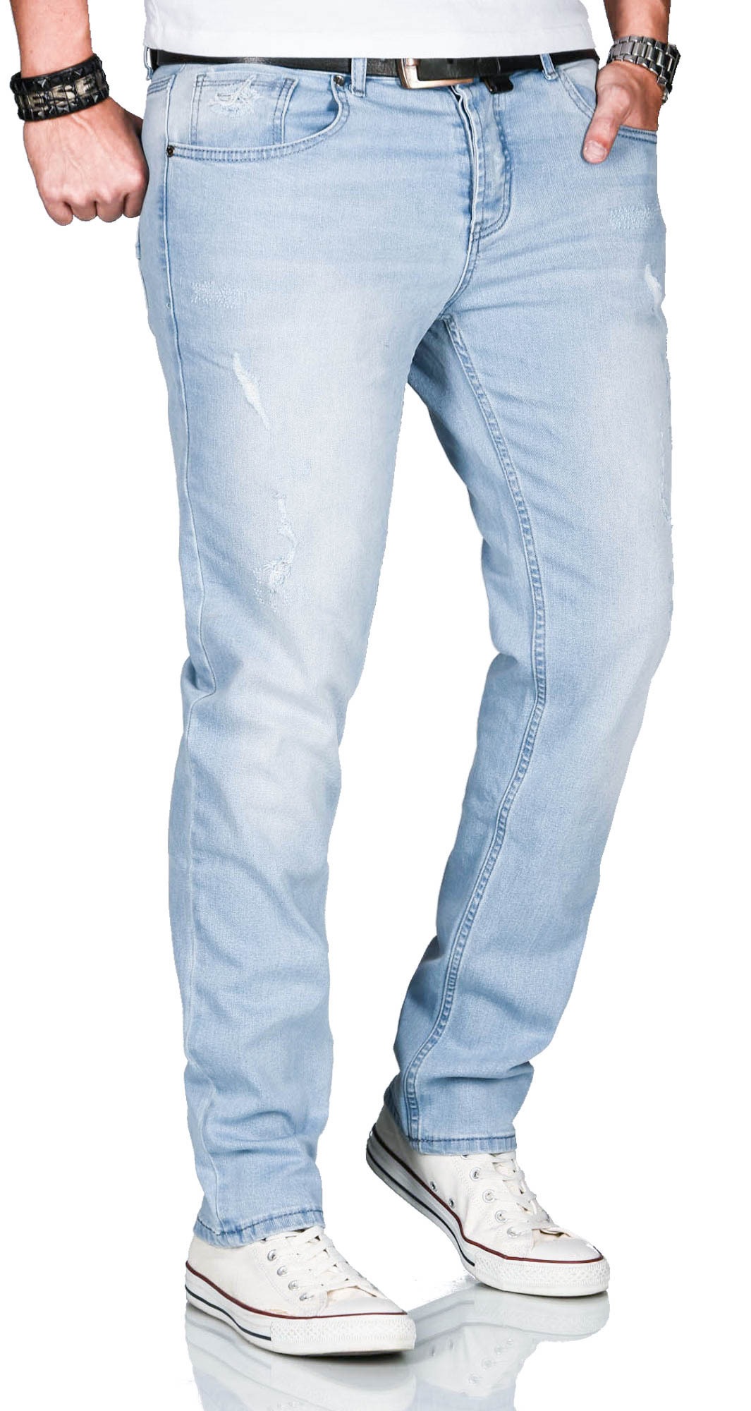 Alessandro Salvarini Slim-fit-Jeans "ASCatania", mit used look Effekt und m günstig online kaufen