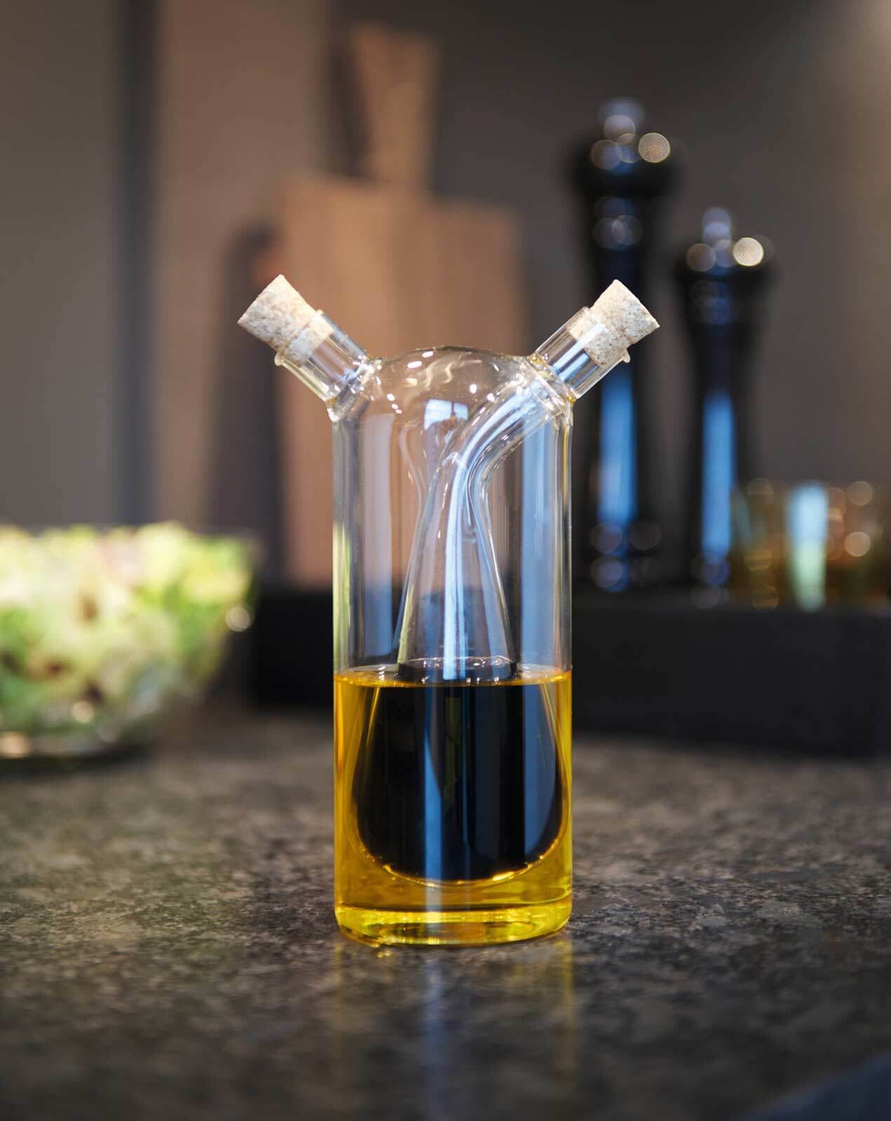 LEONARDO Küchenorganizer-Set »Essig- und Ölflasche Cucina transparent«
