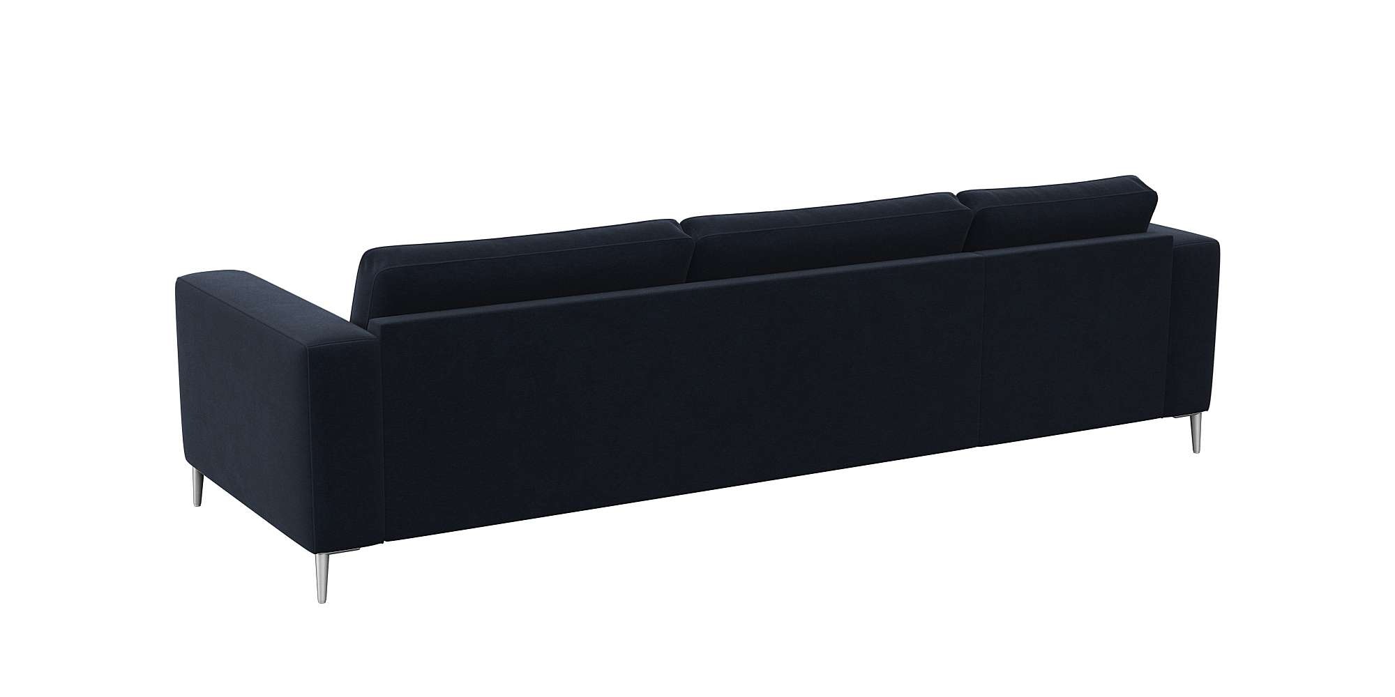 FLEXLUX Ecksofa »Fiore, super Sitzkomfort durch Kaltschaum im Sitz, L-Form«, breite Armlehnen, Kaltschaum, Füße Alu