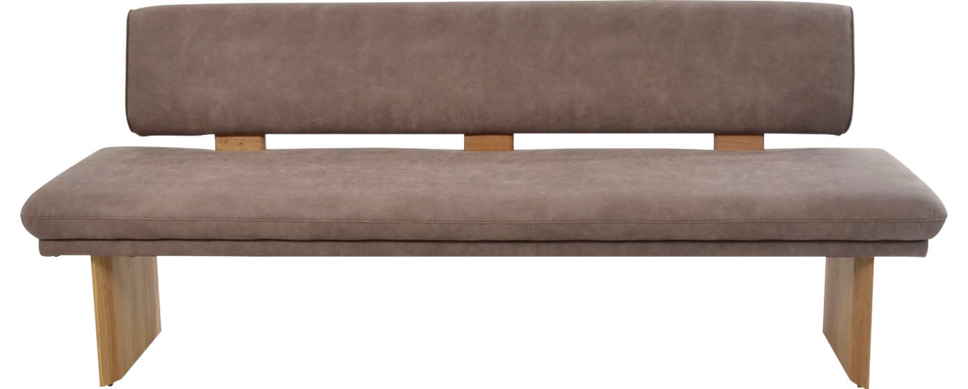 K+W Komfort & Wohnen Essbank "Longbeach Polsterbank" 1 Stk. tlg. Spitzkissenoptik im Sitz, wahlweise in der Breite 204cm oder 224cm