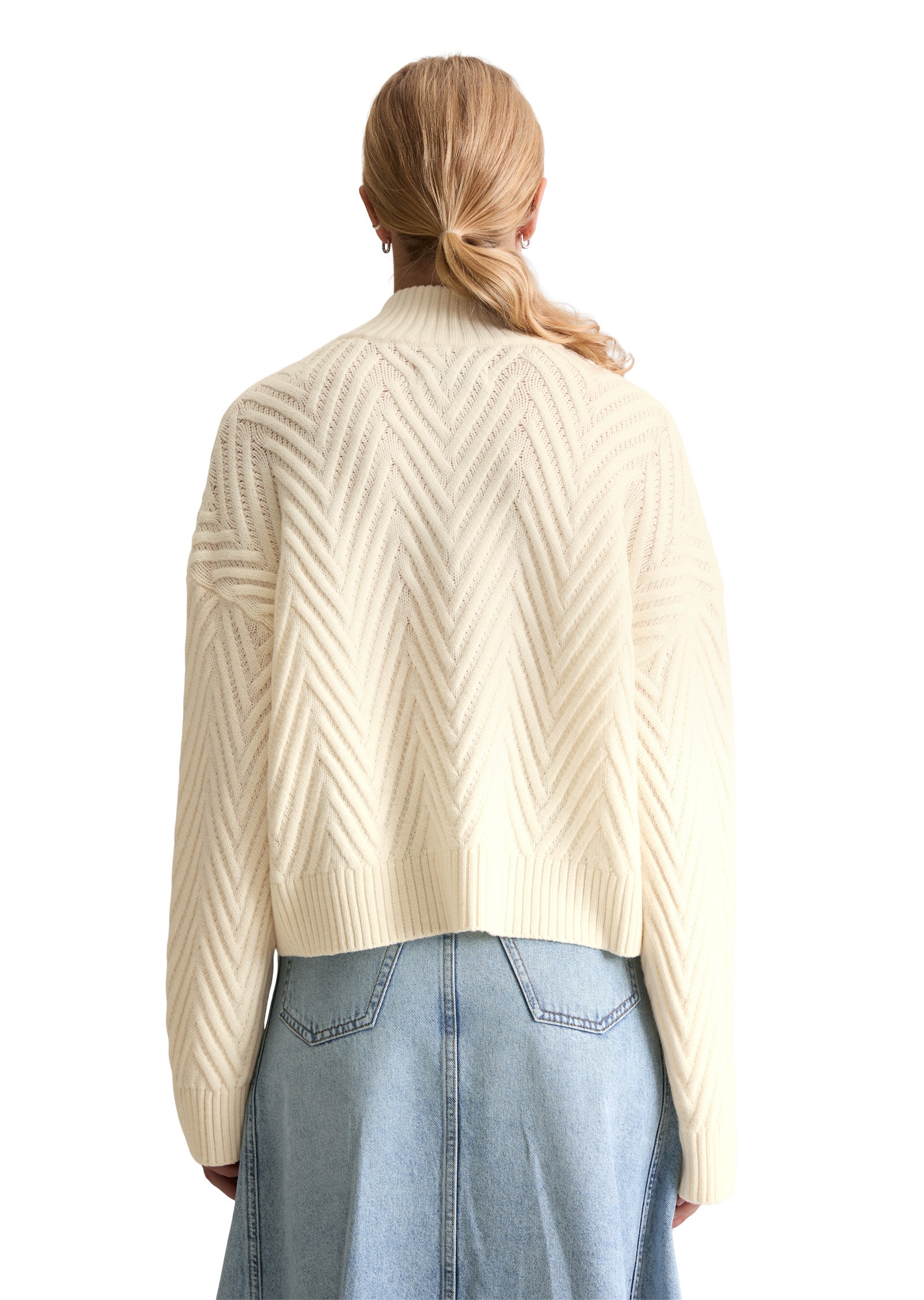 Marc O'Polo DENIM Strickpullover »aus weichem Schurwolle-Mix«