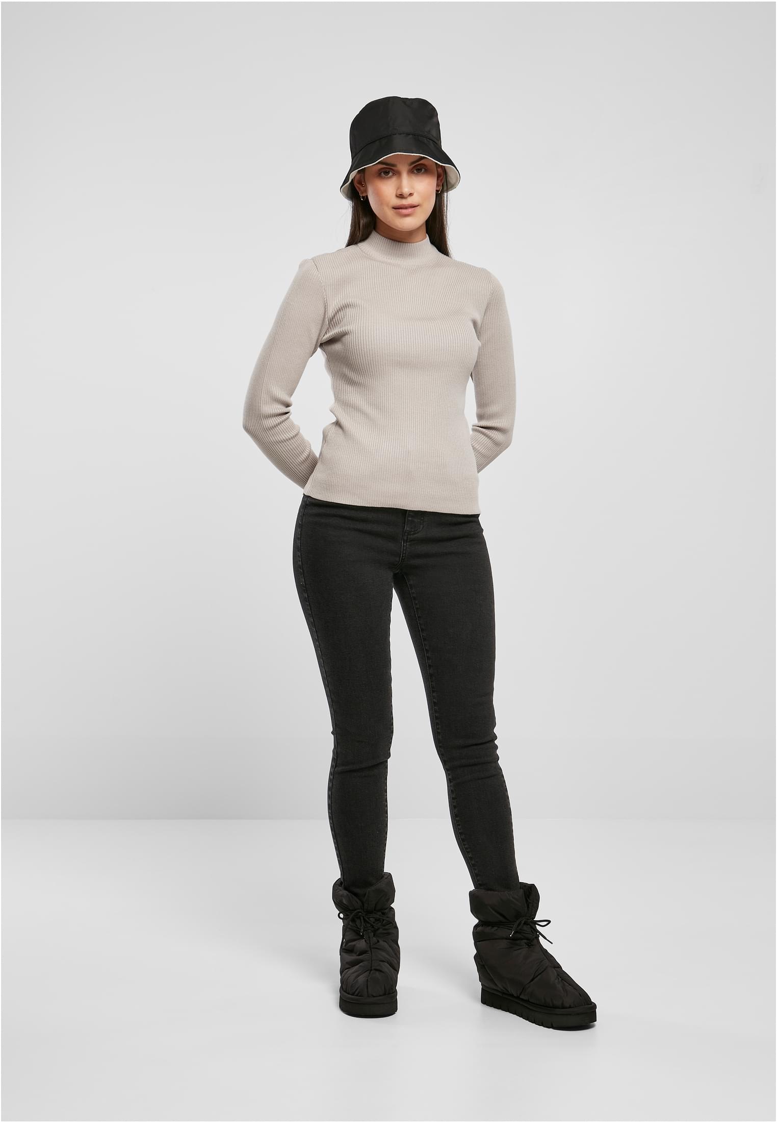 Sweater«, BAUR | Turtelneck CLASSICS Rib online Knit URBAN (1 Ladies bestellen tlg.) Kapuzenpullover »Damen