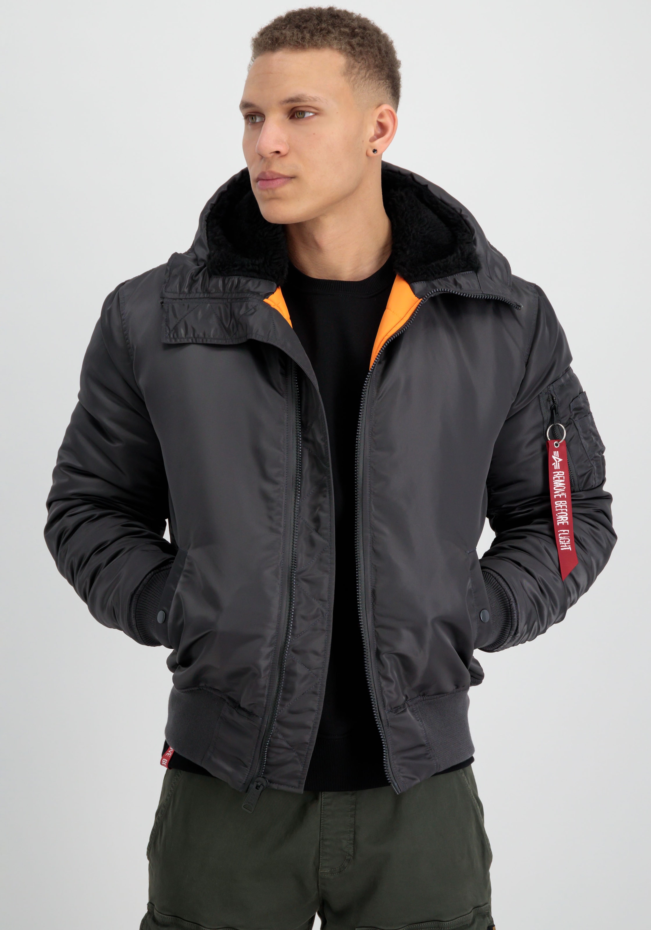 Alpha Industries Bomberjacke "MA-1 HOODED" mitKapuze günstig online kaufen