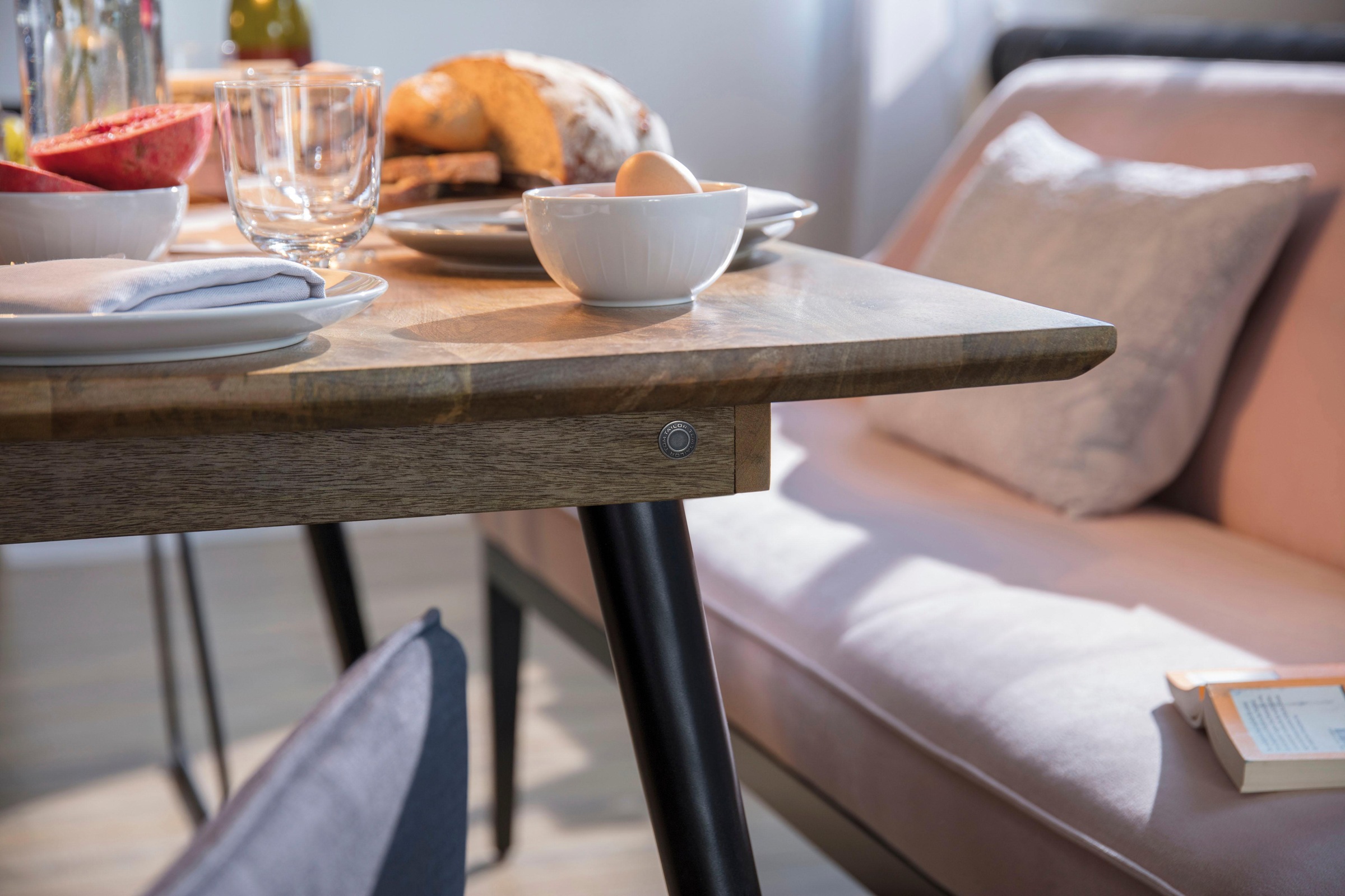 TOM TAILOR HOME Esstisch »T-SOHO TABLE LARGE«, aus Mangoholz, Breite 180 cm  | BAUR