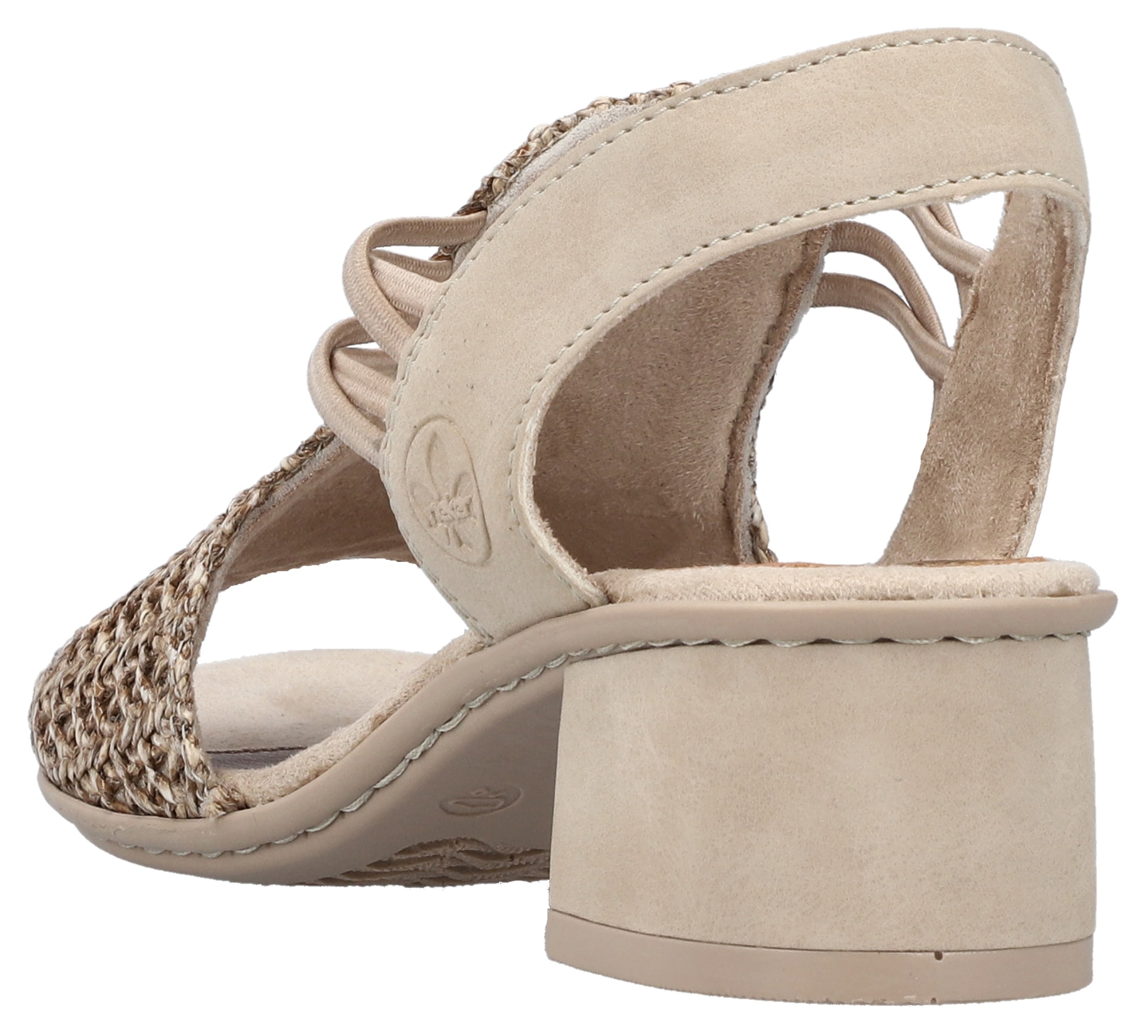 Rieker Sandalette, Sommerschuh, Schaftsandale mit seitlichen Gummizügen für guten Sitz