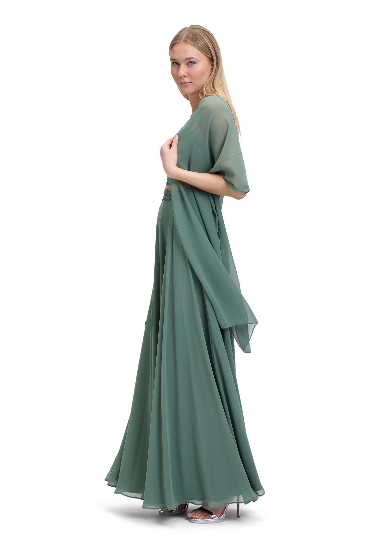Vera Mont Multifunktionstuch "Vera Mont Damen Chiffonstola schmal geschnitt günstig online kaufen