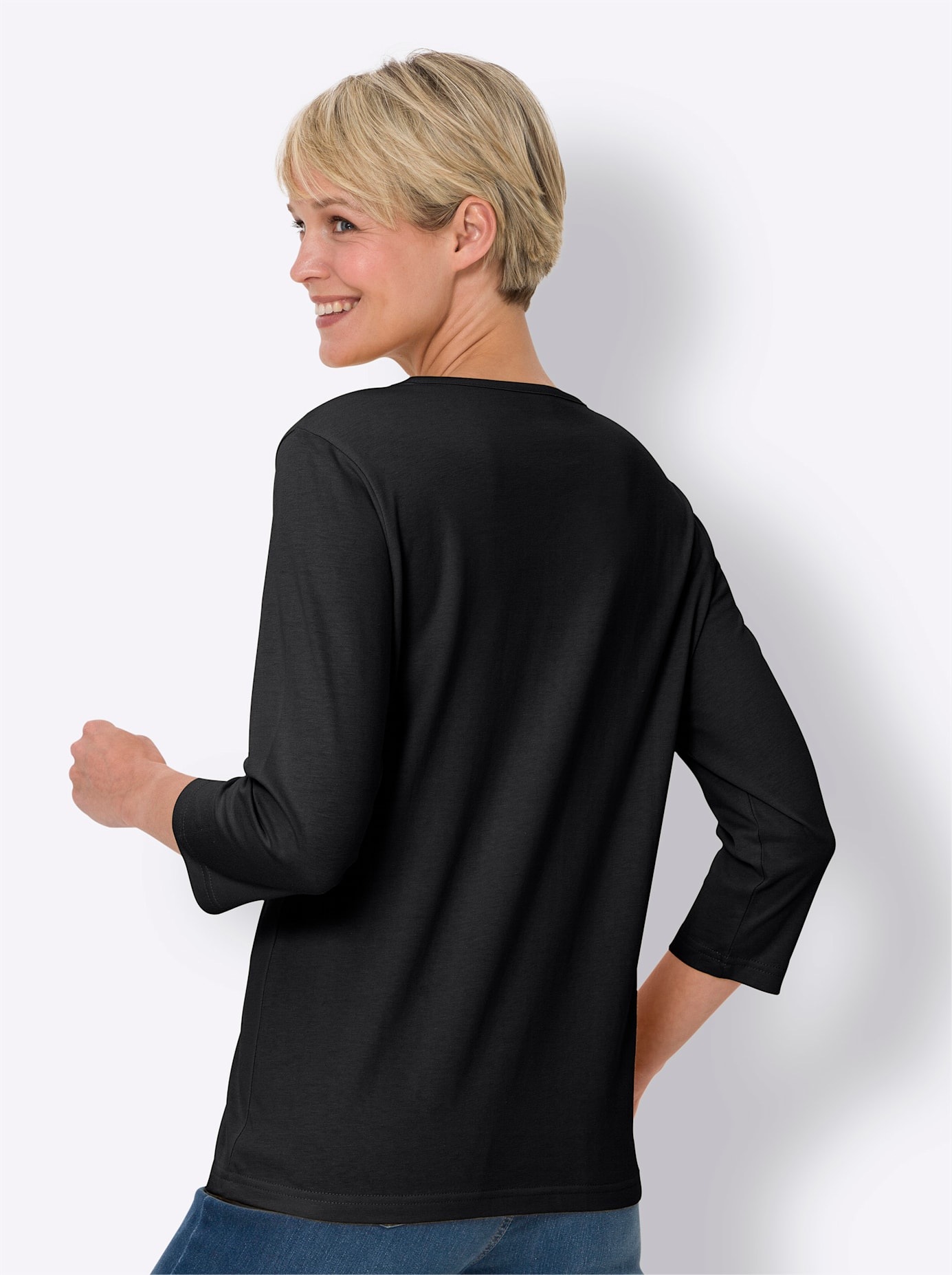 Classic Basics 3/4-Arm-Shirt "3/4-Arm-Shirt", 1 Stk. günstig online kaufen