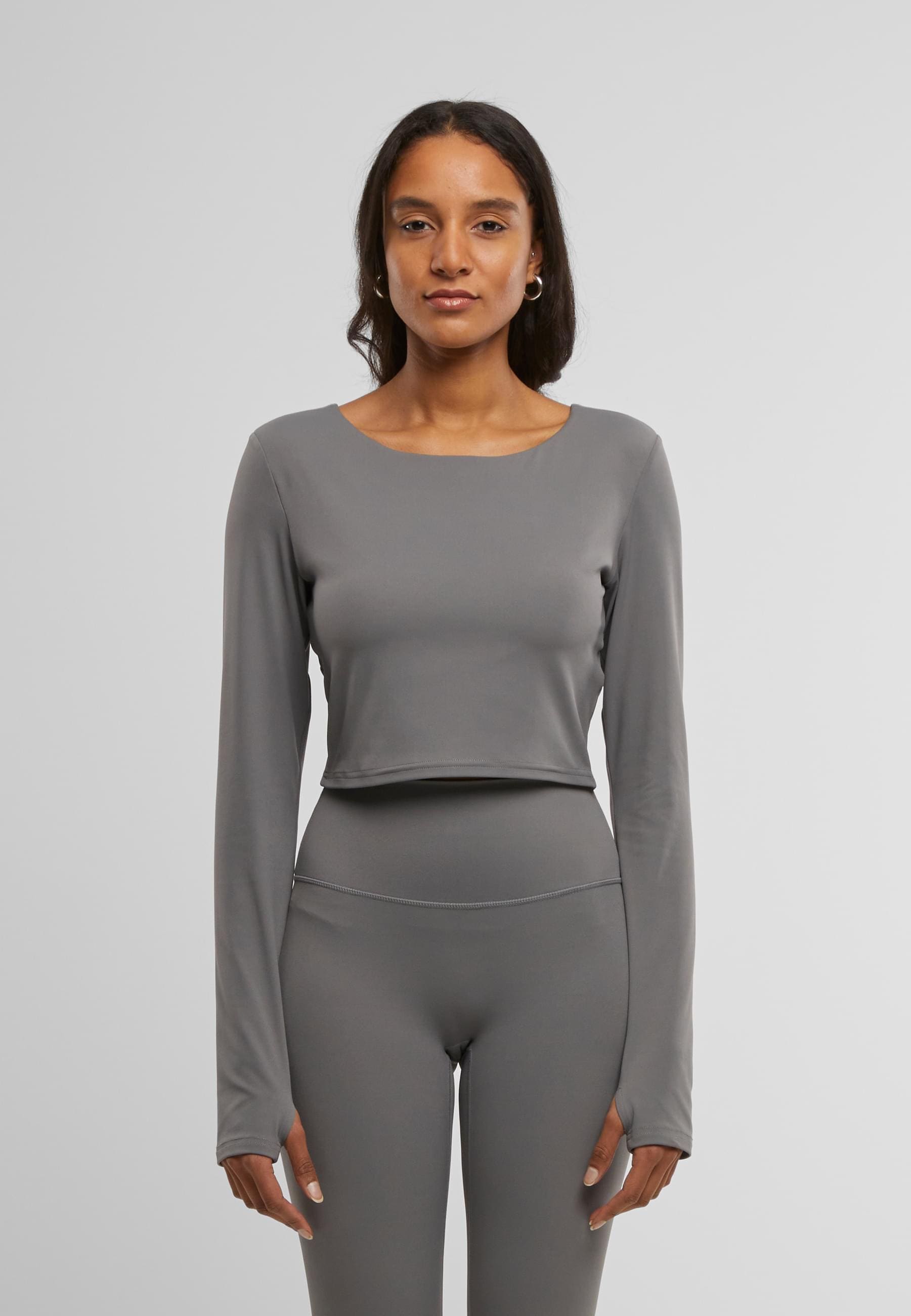 URBAN CLASSICS Longsleeve »Urban Classics Ladies Sports Longsleeve Ladies Sports Longsleeve«, (1 tlg.)