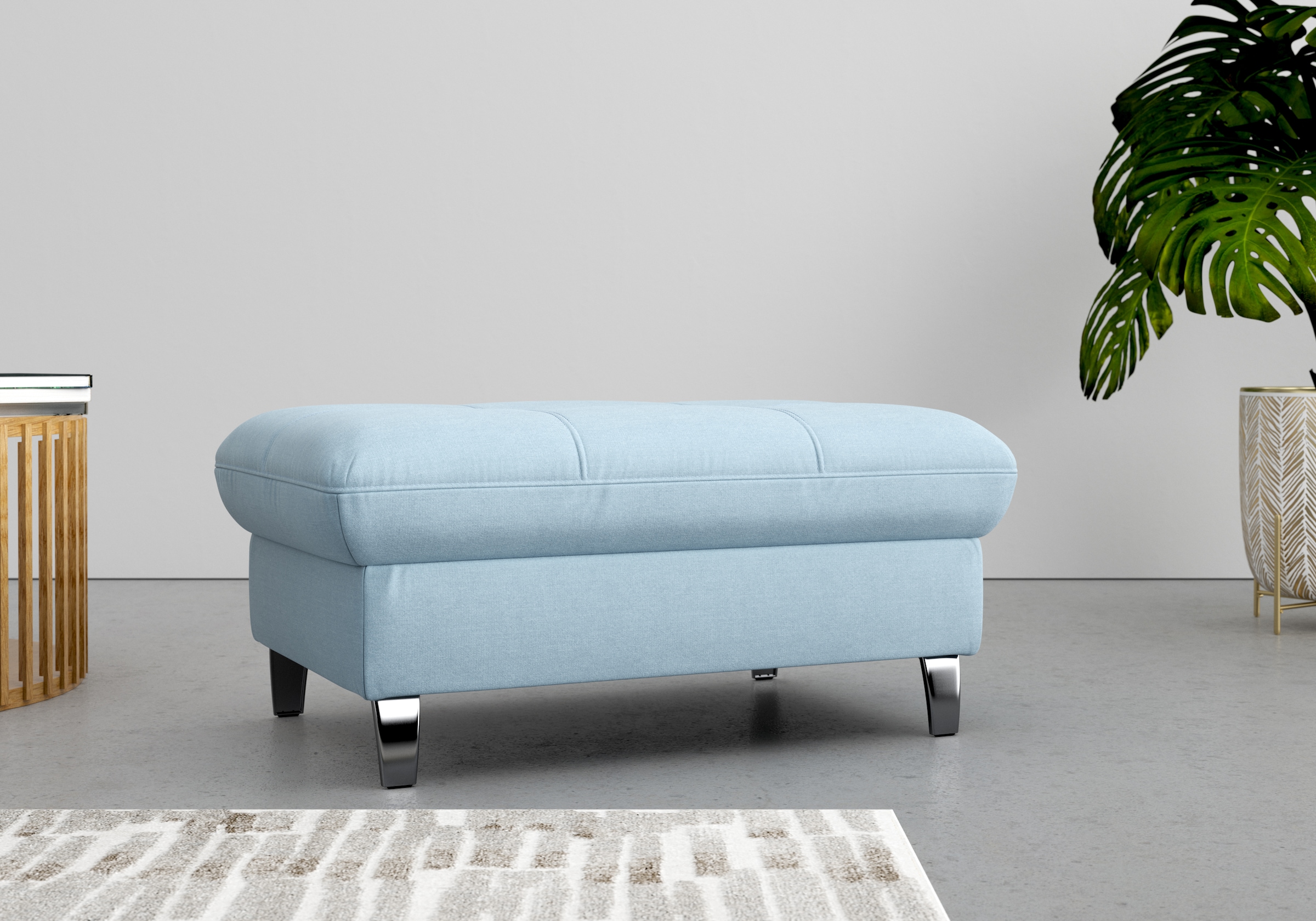 sit&more Stauraumhocker »Maggiore«, mit Stauraum und modernen Metallbeinen