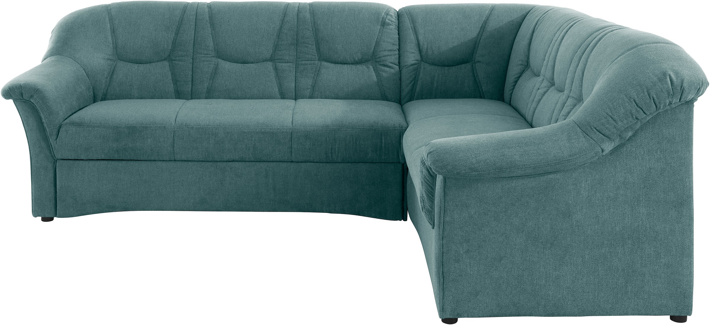 DOMO collection Ecksofa »Sarafina zeitlos und komfortabel, optional mit Federkern, L-Form«, wahlweise mit Bettfunktion