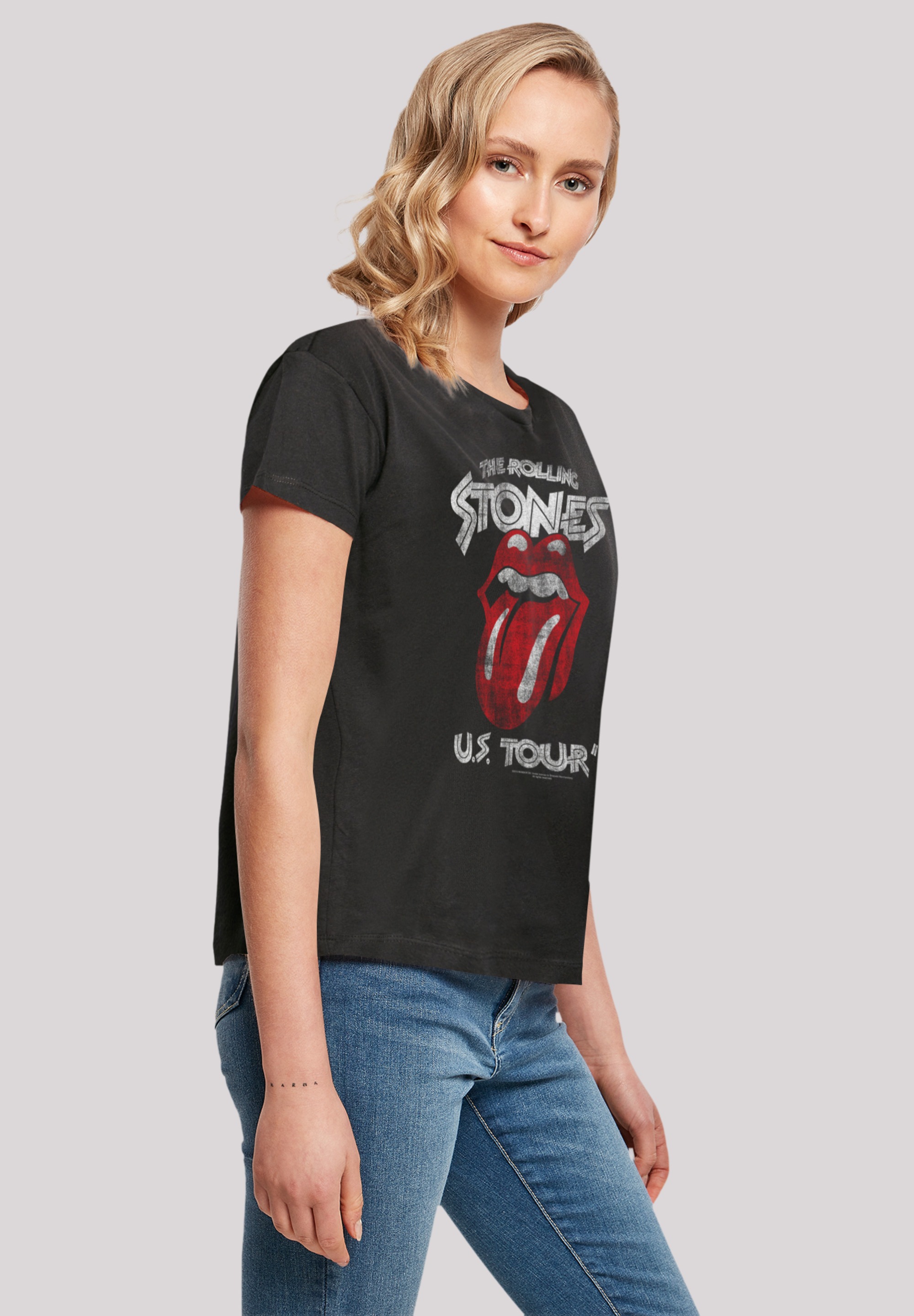 F4NT4STIC T-Shirt »The Rolling Stones US Tour '78«, Print