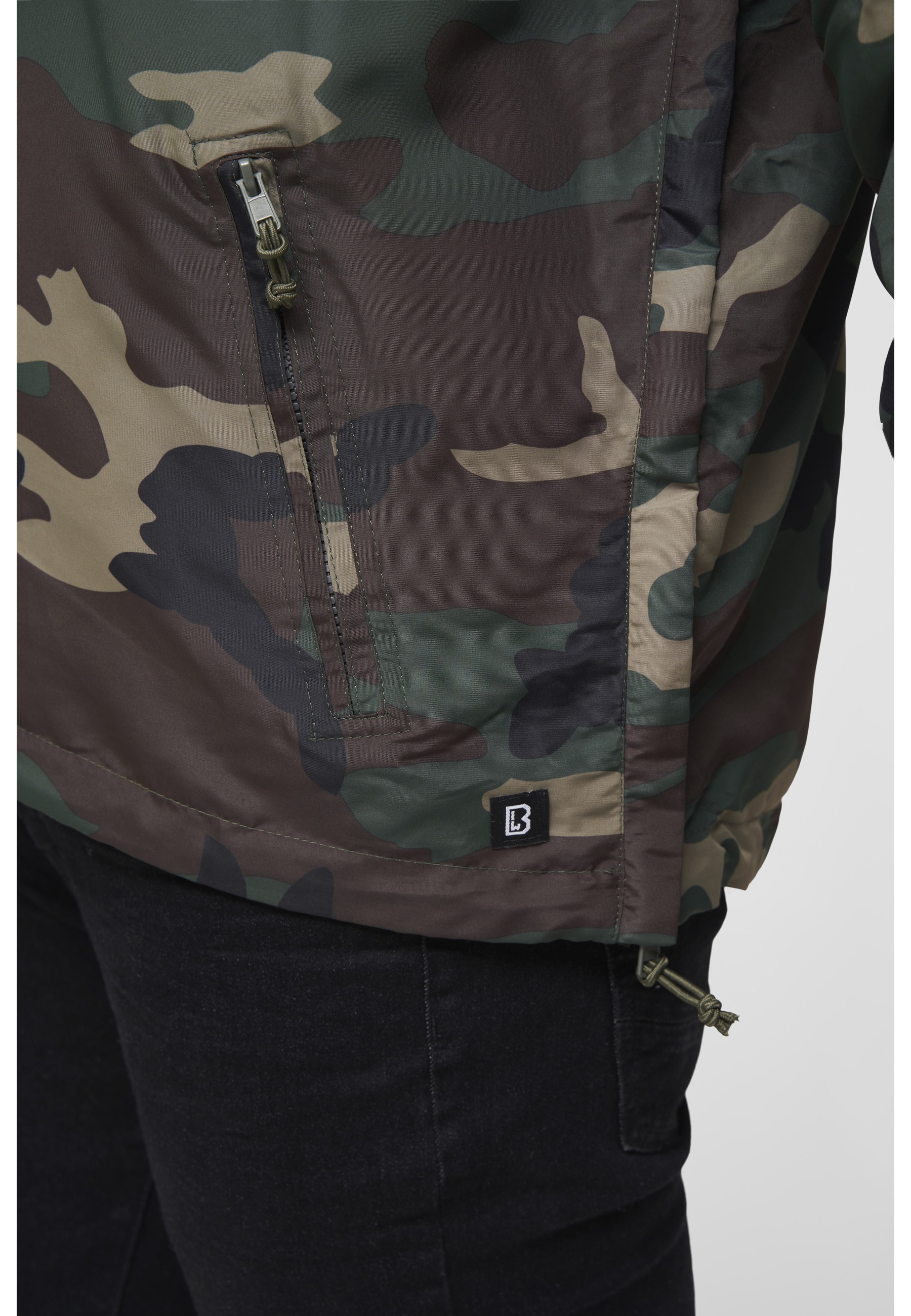 Brandit Allwetterjacke »Brandit Herren Windbreaker Sherpa« 1 Stk. tlg. mit Kapuze