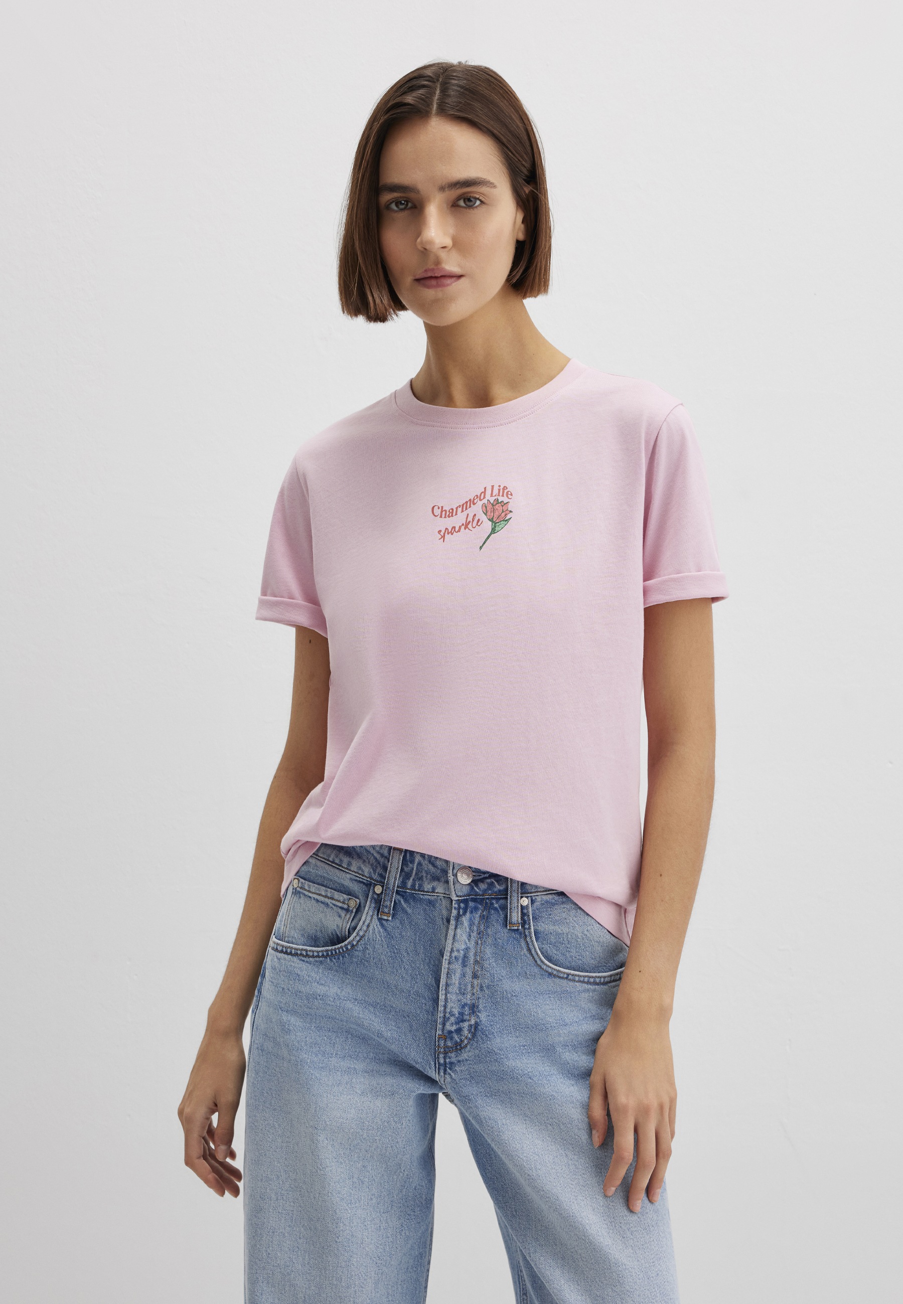 Thumbnail - Mavi T-Shirt "FLOWER PRINTED TSHIRT" T-Shirt Oversize