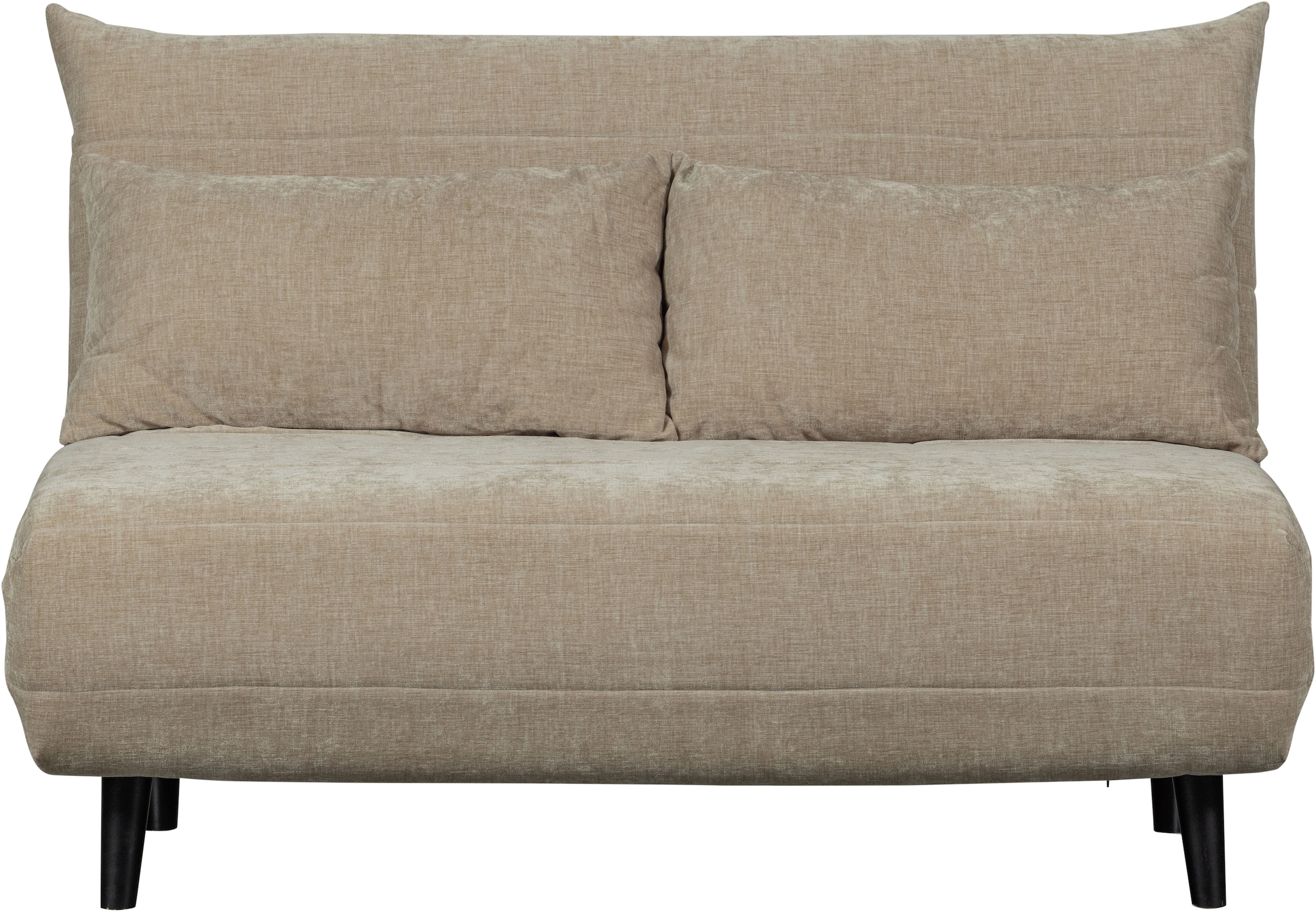 WOOOD Schlafsofa "Xem Chenille-Bezug gewebt mit Schlaffunktion, H 80 x B 122 x D 92 cm" Liegefläche 188 cm, Tragkraft 140 kg, Maximale Verschleißfestigkeit