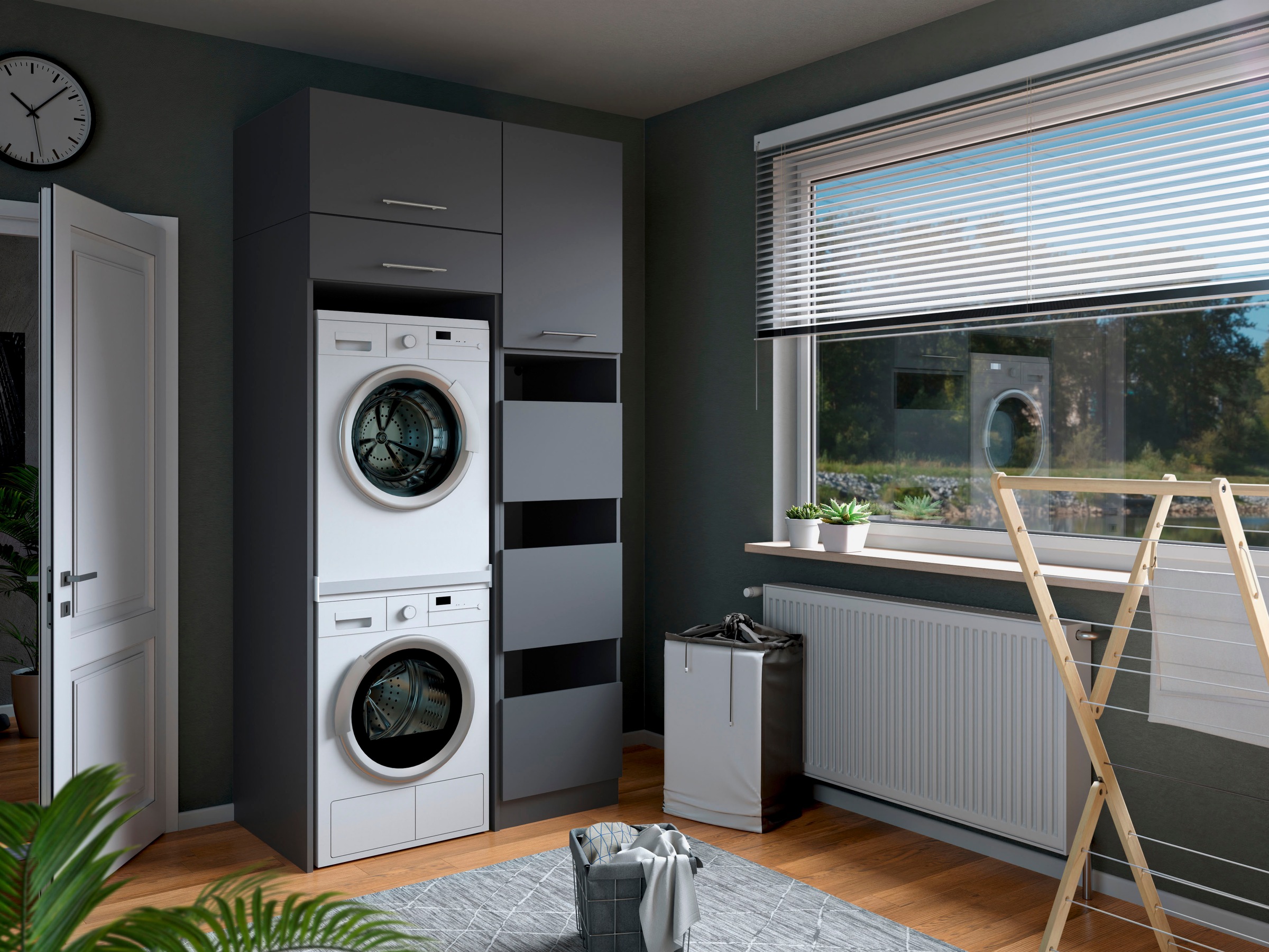 Laundreezy Mehrzweckschrank-Set "Laundreezy, 4-tlg. Mehrzweckschrank-Set B/ günstig online kaufen