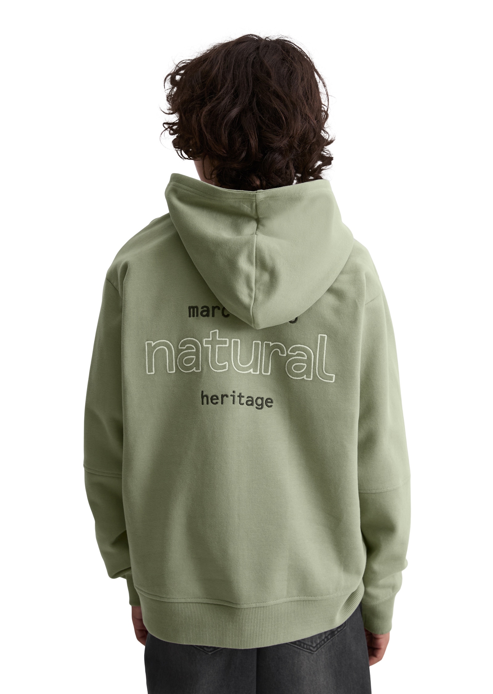 Marc O'Polo Sweatshirt »mit Front- und Back-Stickerei«