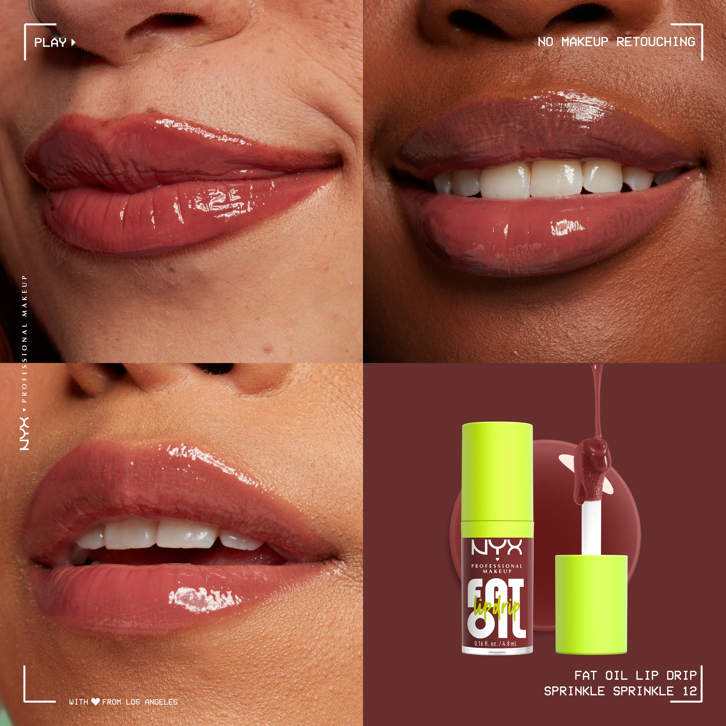 NYX Lipgloss »Makeup Fat Oil Lip Drip«, mit natürlichen Inhaltstoffen