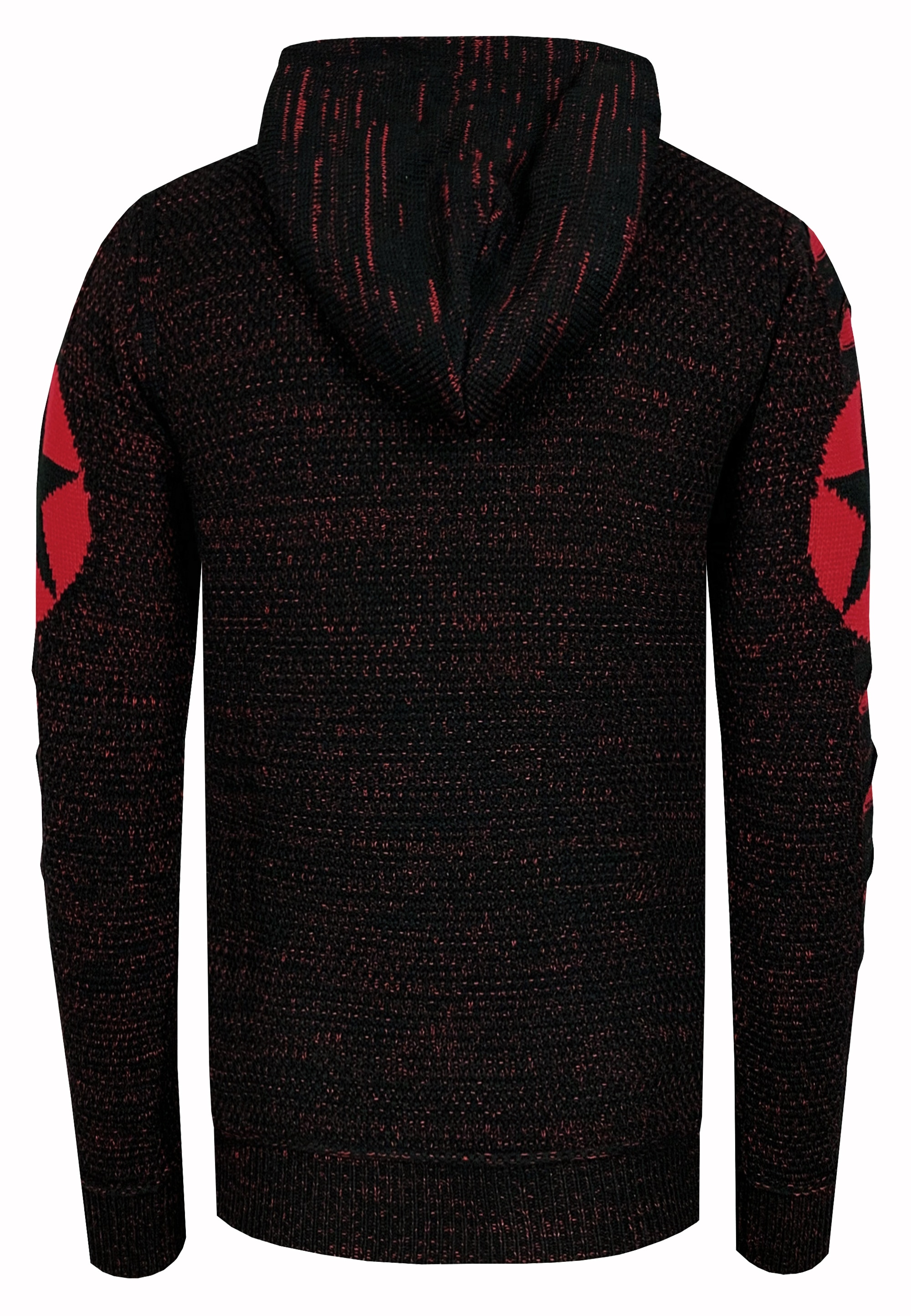 Rusty Neal Kapuzensweatshirt, mit großem Stern-Design