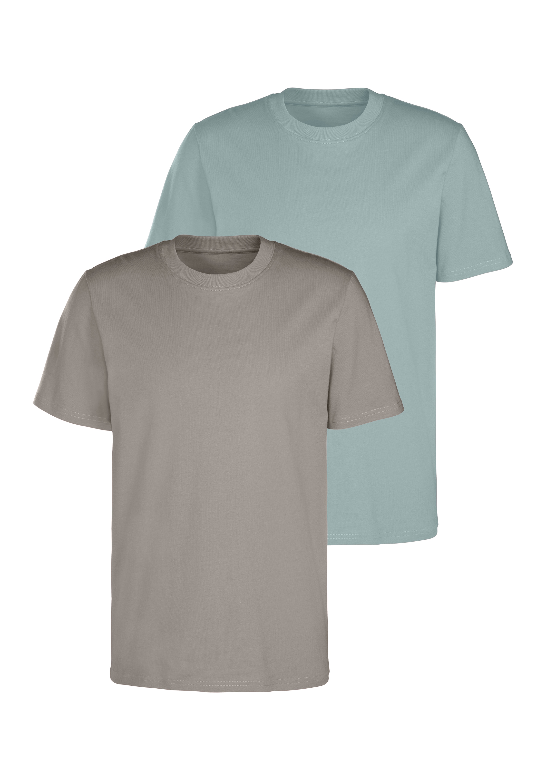 KangaROOS T-Shirt, Freizeitshirt mit Kurzarm, Rundhals aus reine Baumwolle