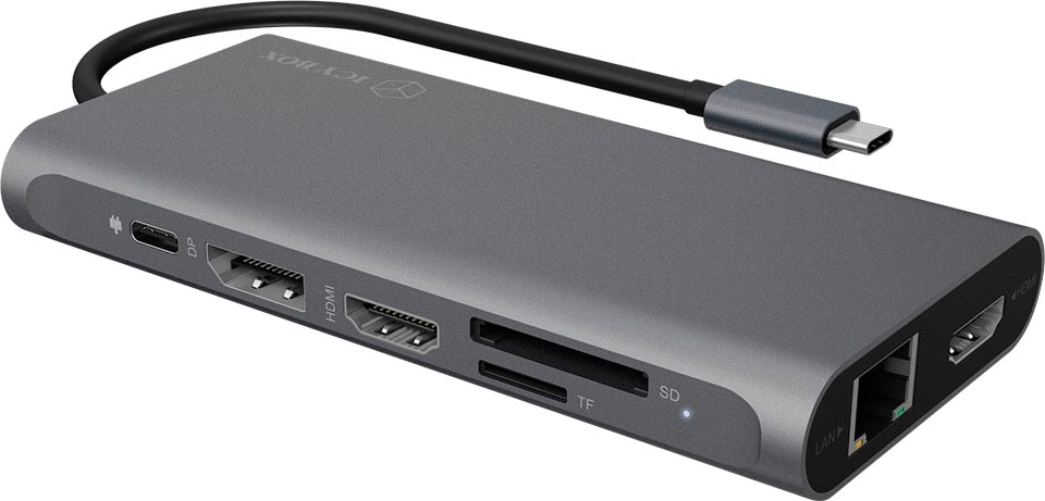 ICY BOX Laptop-Dockingstation »ICY BOX USB Type-C DockingStation mit drei Videoschnittstellen«