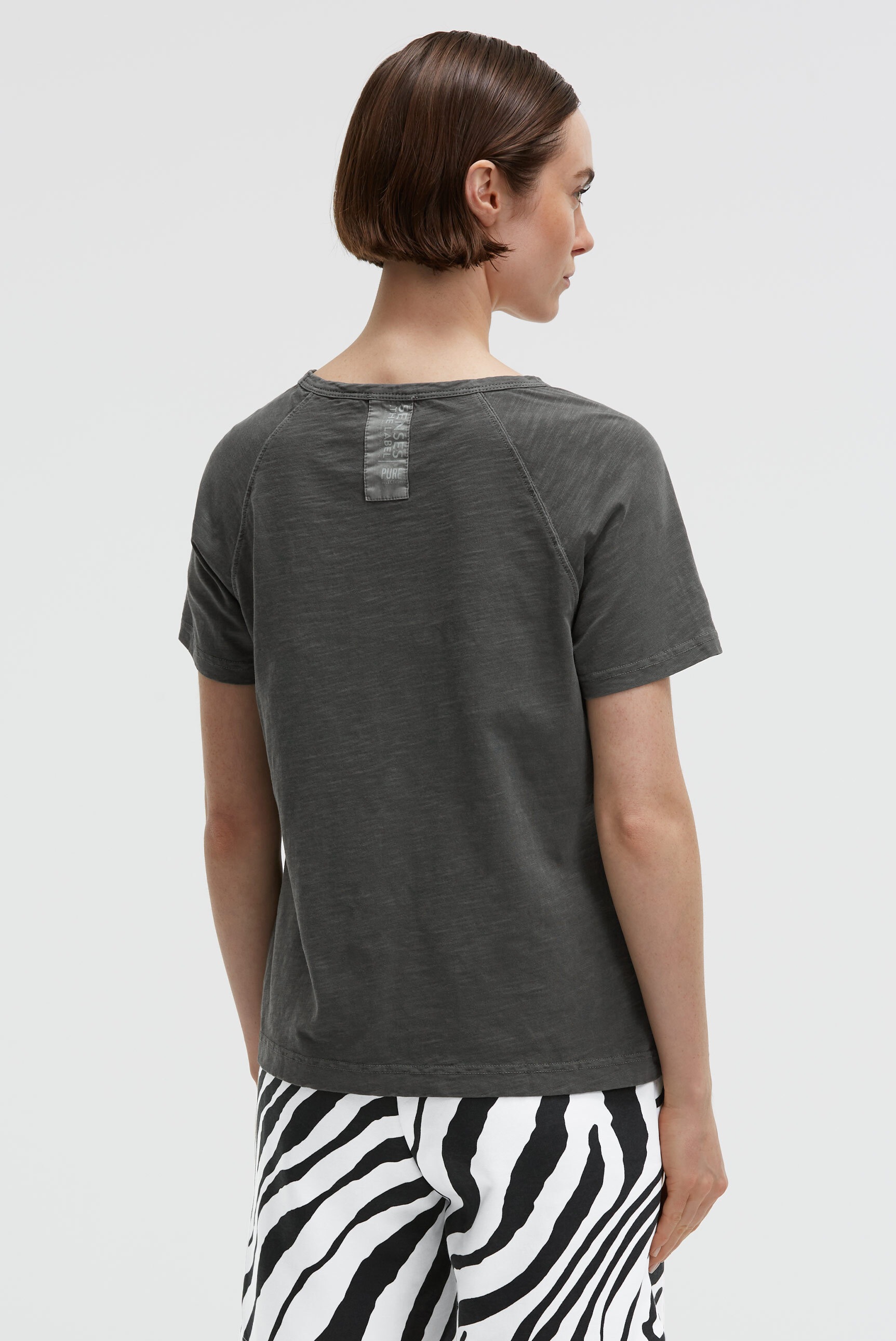 SENSES.THE LABEL Rundhalsshirt aus Baumwolle