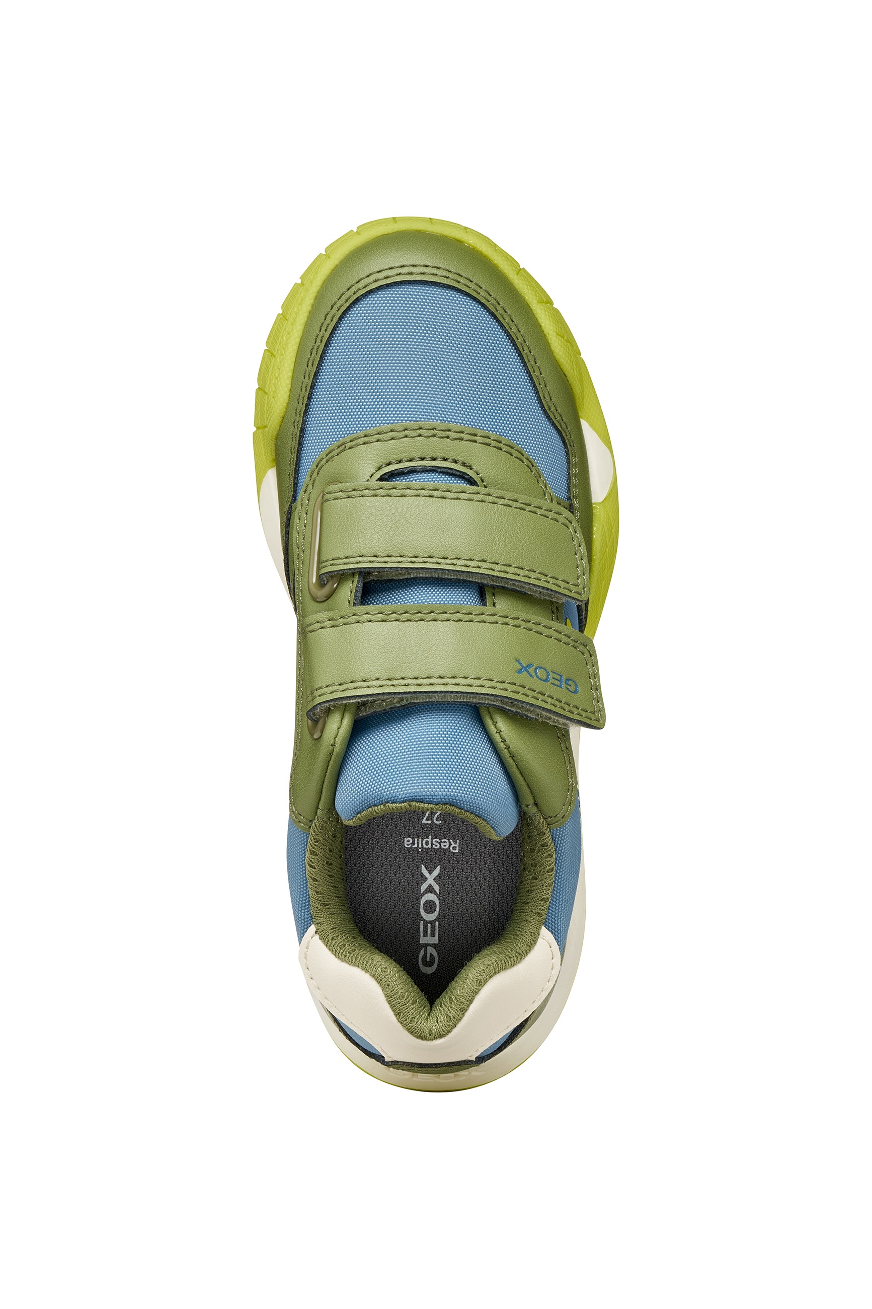 Geox Klettschuh »J RANN-E BOY«  Halbschuh mit GEOX Spezial Membran, Größenschablone zum Download