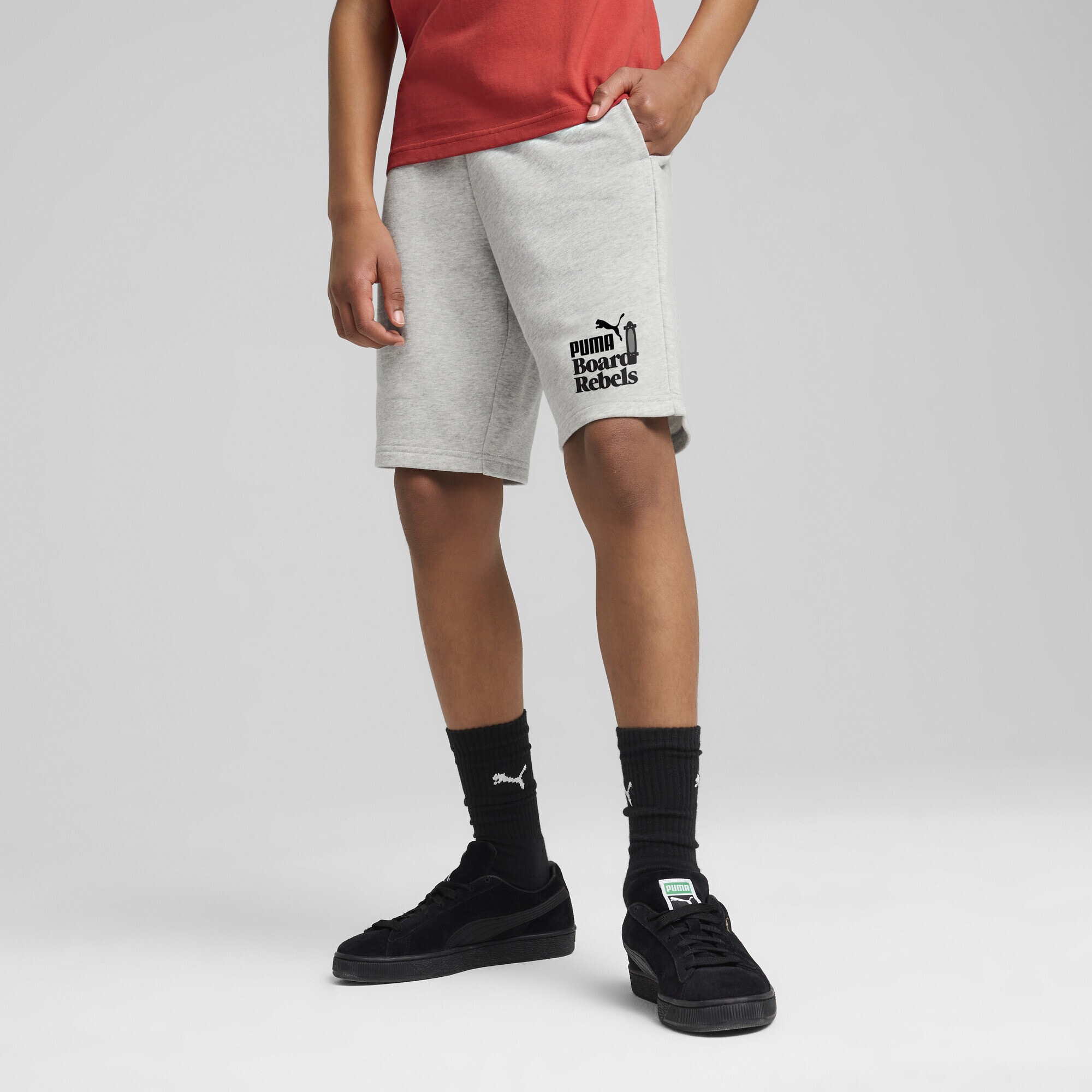 PUMA Sporthose »Mid 90s Lang geschnittene Shorts Jungen«