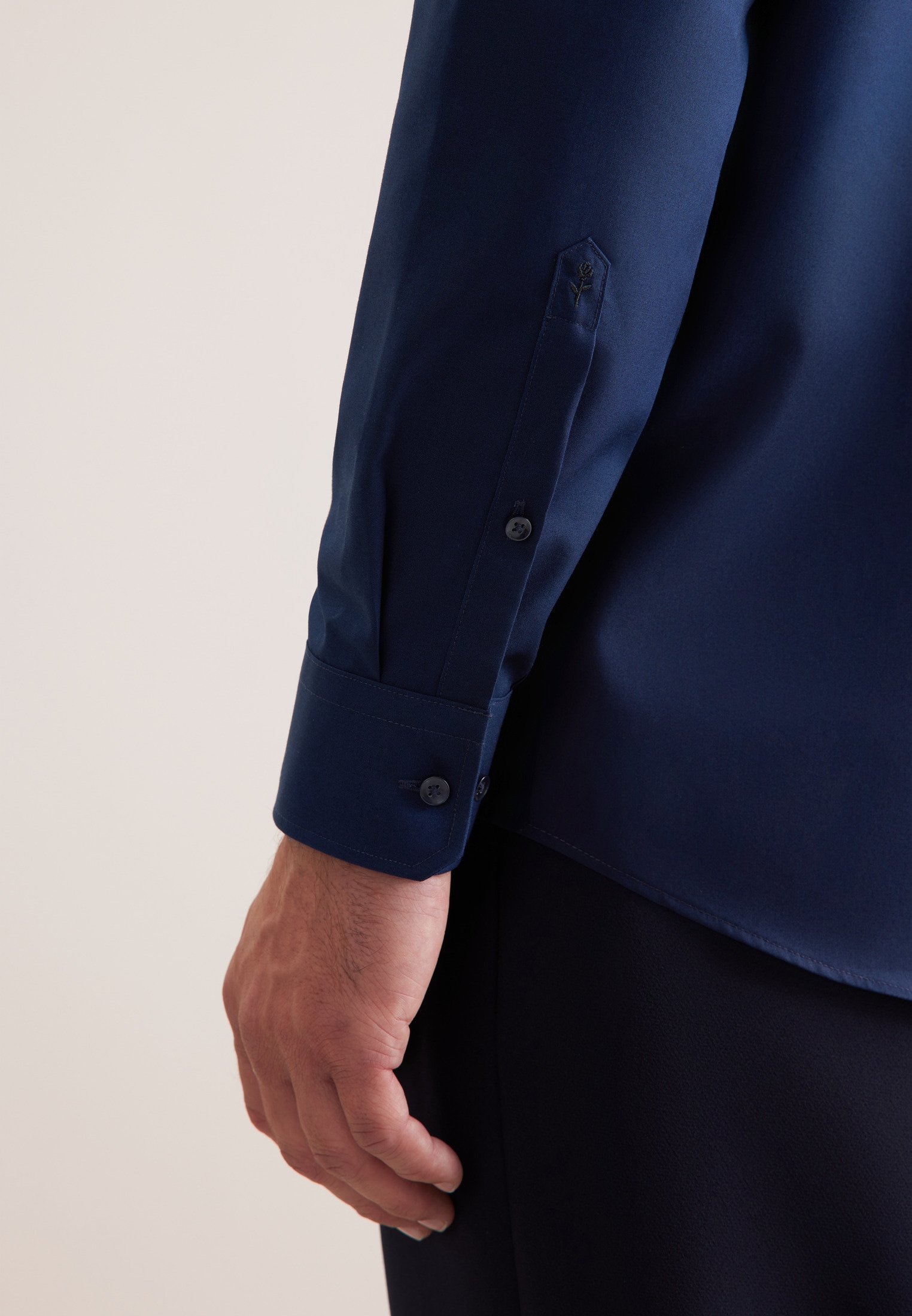 seidensticker Businesshemd »Schwarze Rose« Regular 1/1 Kentkragen Uni