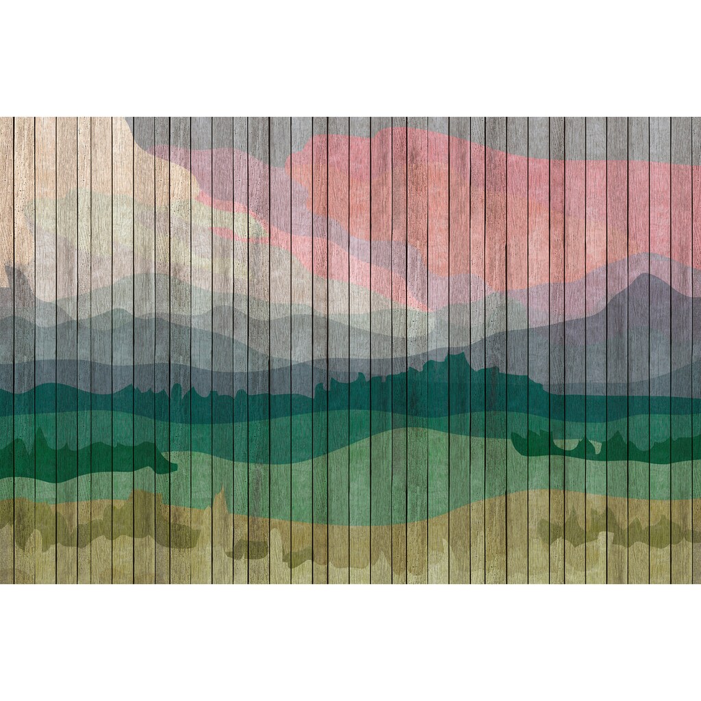 A.S. Création Leinwandbild »mountains«, Landschaft, (1 St.)