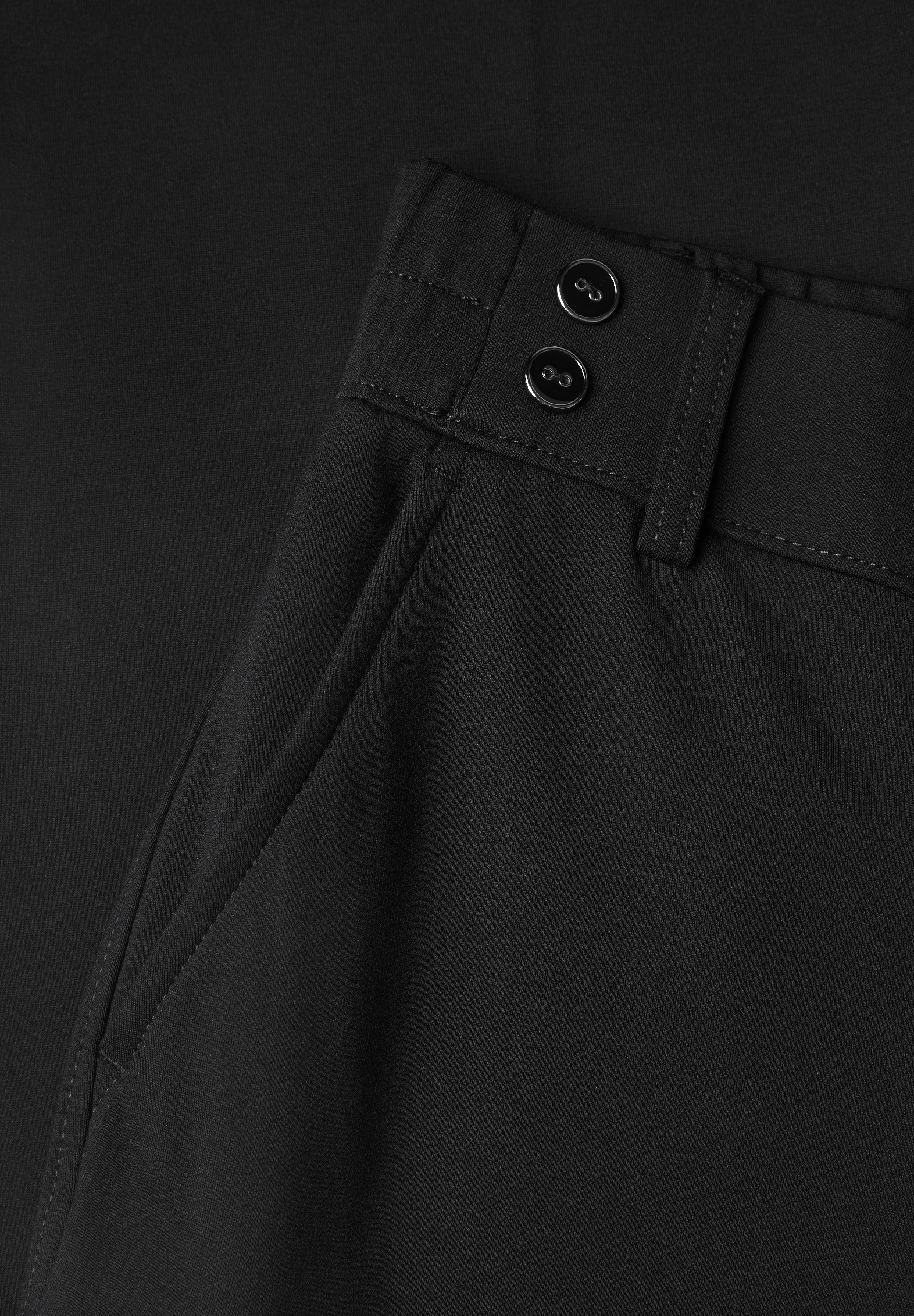 STREET ONE Stoffhose  mit Wide Legs