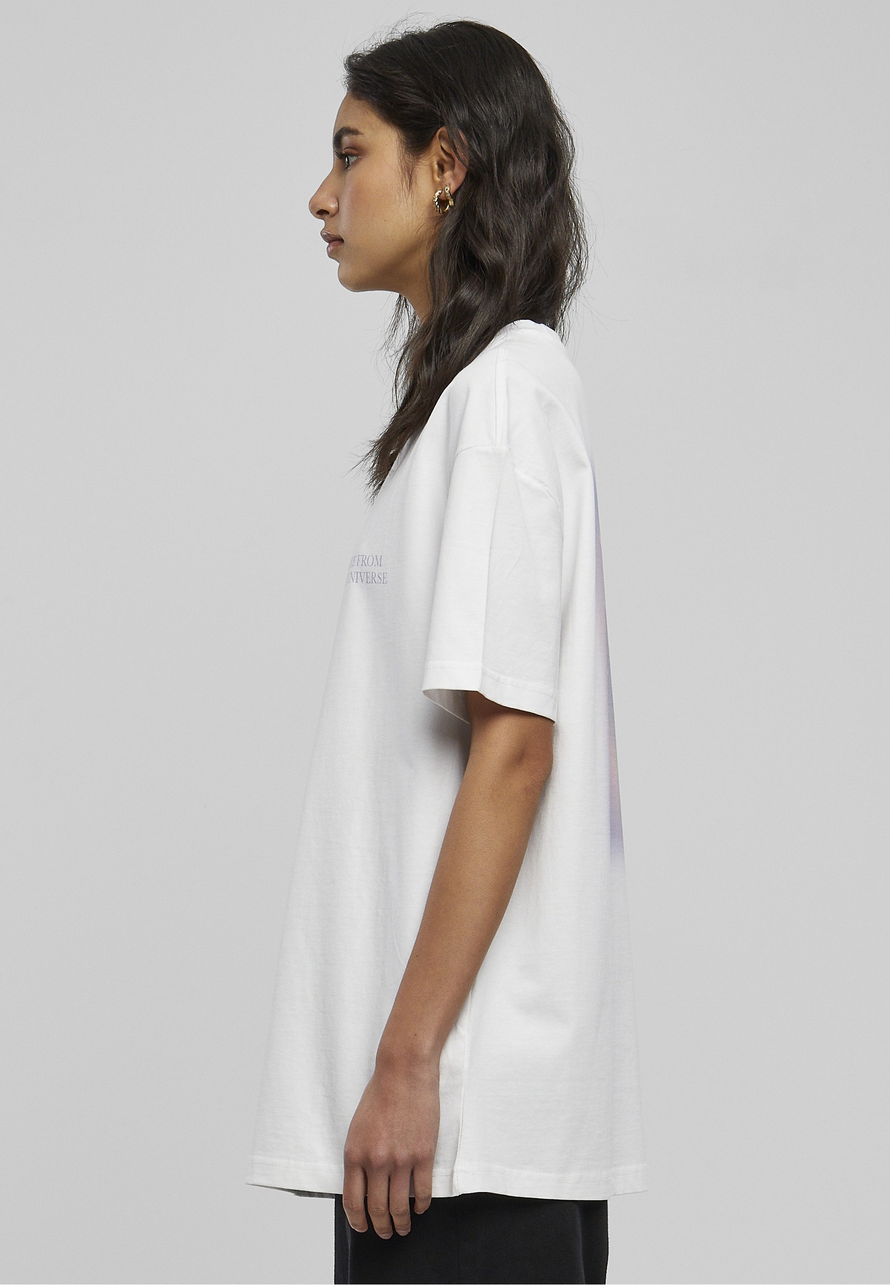 Miss Tee Kurzarmshirt »Miss Tee Damen Angel Numbers Oversize Boyfriend Tee« 1 Stk.