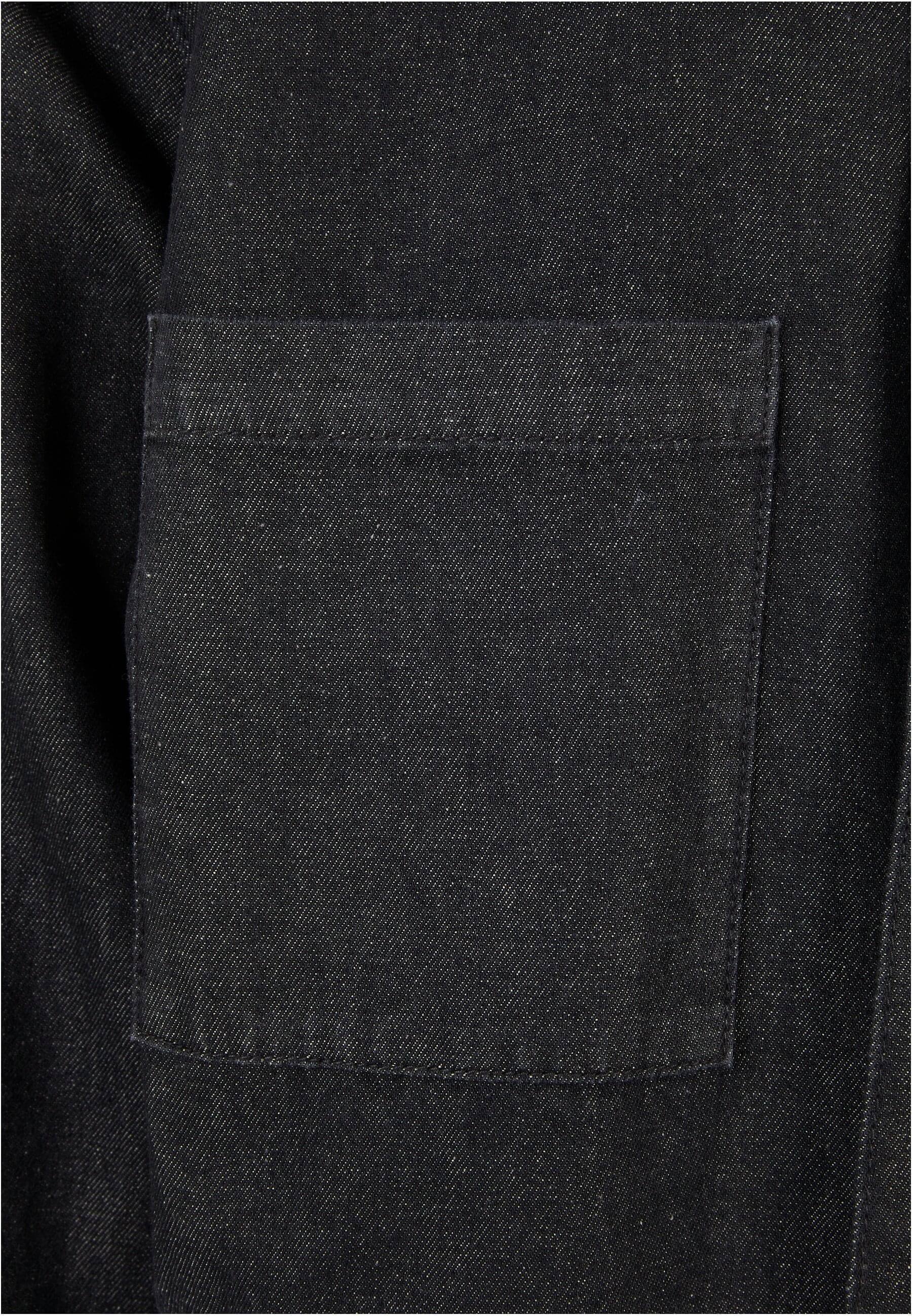 URBAN CLASSICS Langarmhemd »Urban Classics Herren Oversized Denim Pocket Shirt«, (1 tlg.)