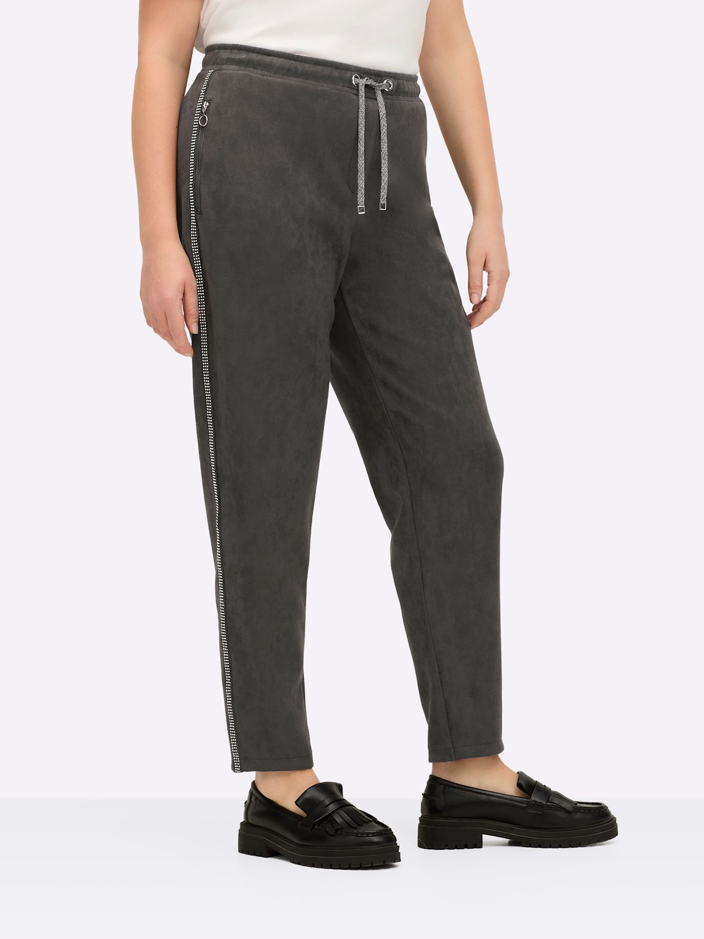 Sheego Lederimitathose günstig online kaufen