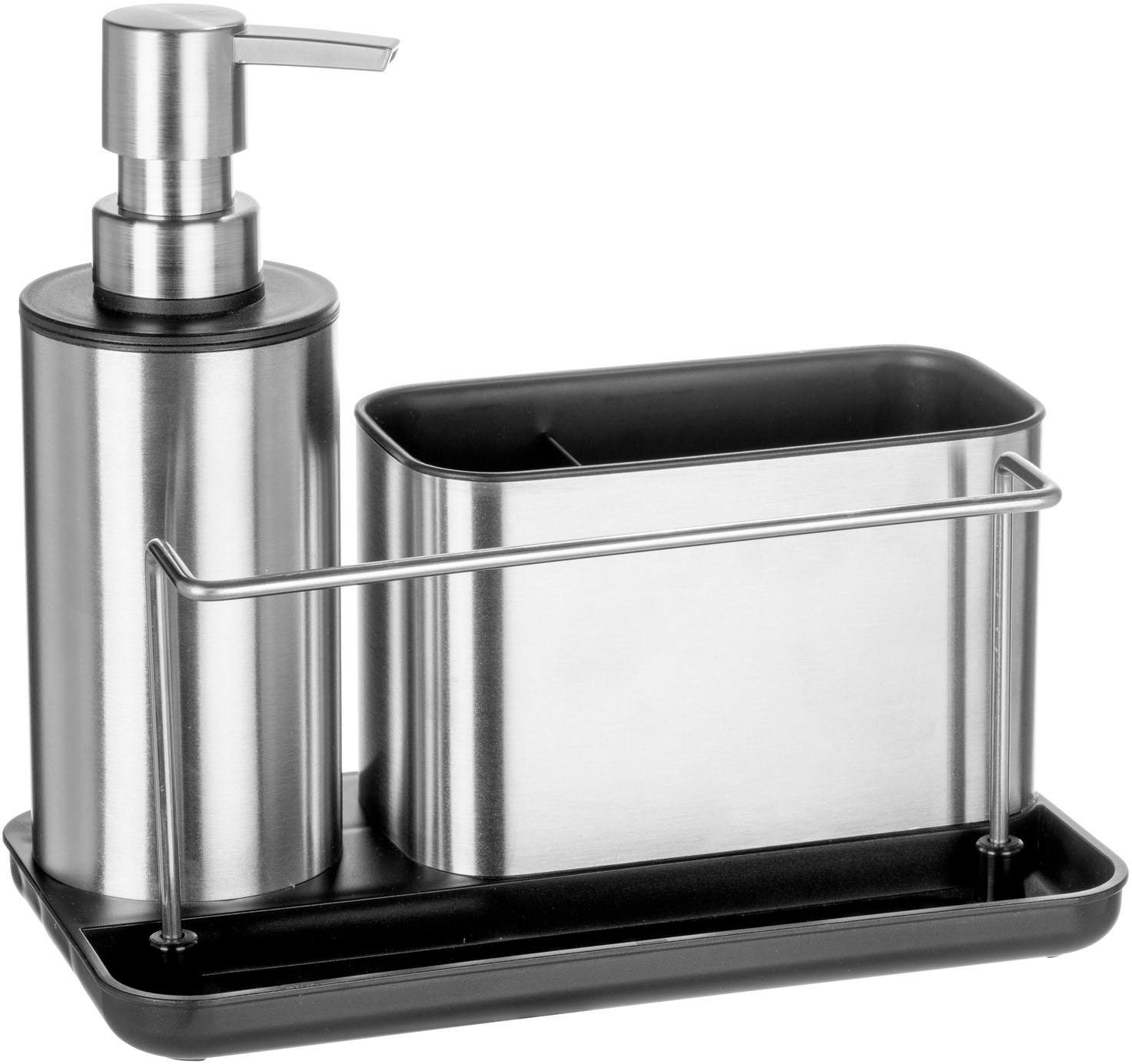 Thumbnail - SCHÖNER WOHNEN-Kollektion Küchenorganizer-Set "SHIRLEY" Spülorganizer mit Spülspender aus Edelstahl