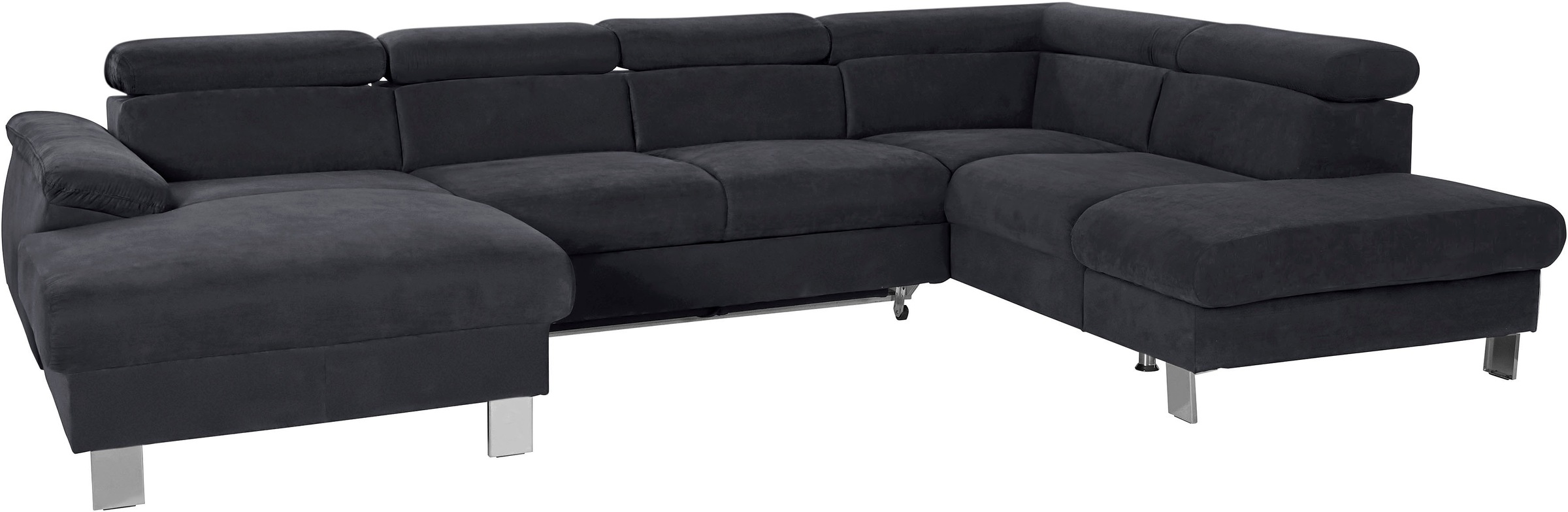 COTTA Wohnlandschaft "Komaris U-Form, B: 320 cm", mit Kopfteilverstellung, günstig online kaufen