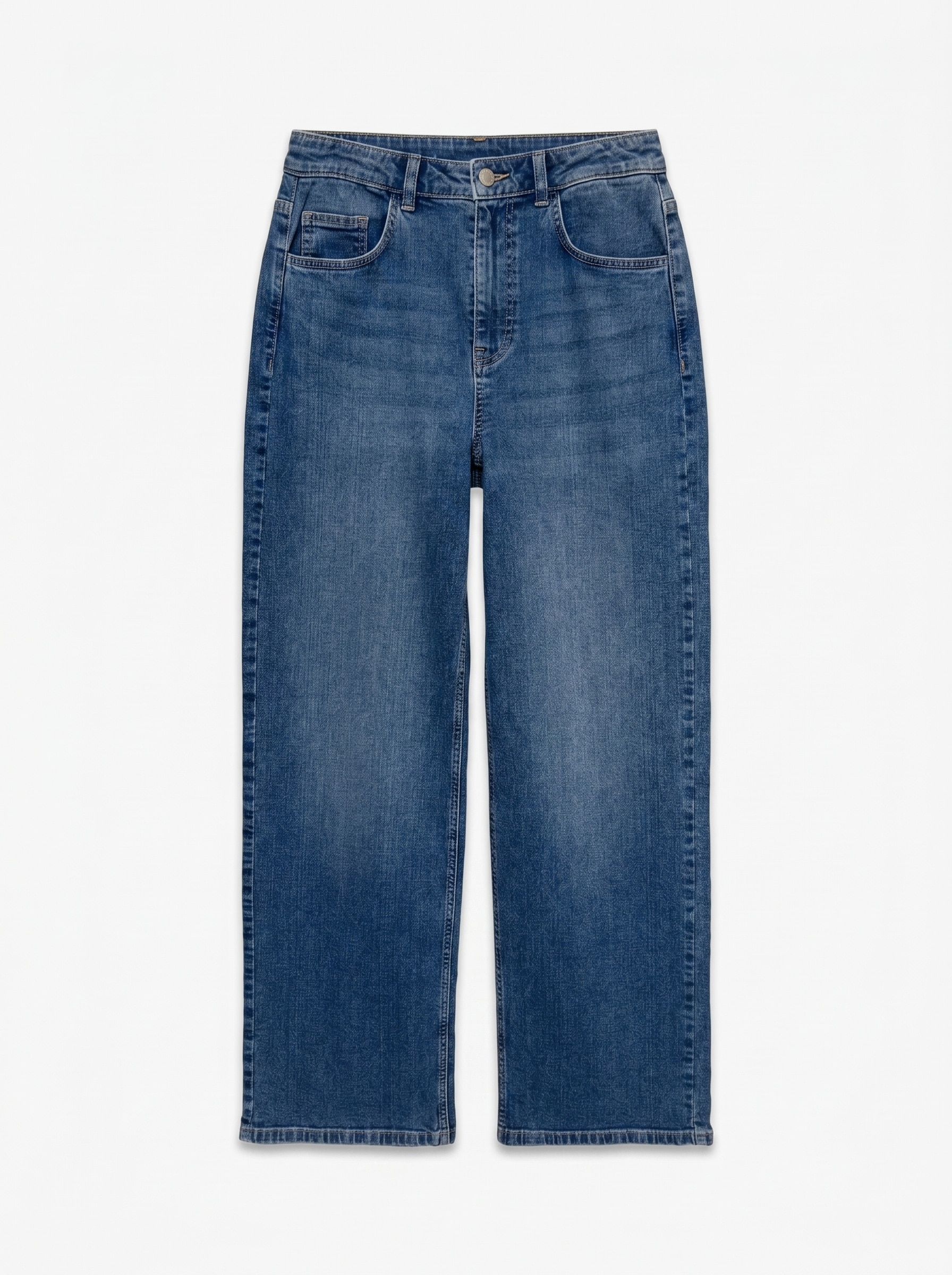 Vero Moda High-waist-Jeans "VMTHEA HR WIDE DENIM JEANS MIX" Baumwollmischung, oversize, high waist, wide leg