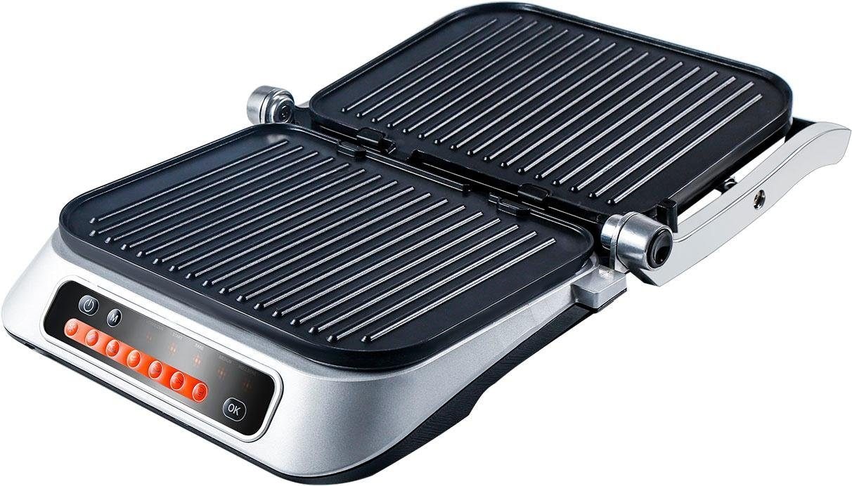 Hanseatic Kontaktgrill »83347967«, 2100 W, 7 voreingestellte Grillprogrammen, Lichtindikator