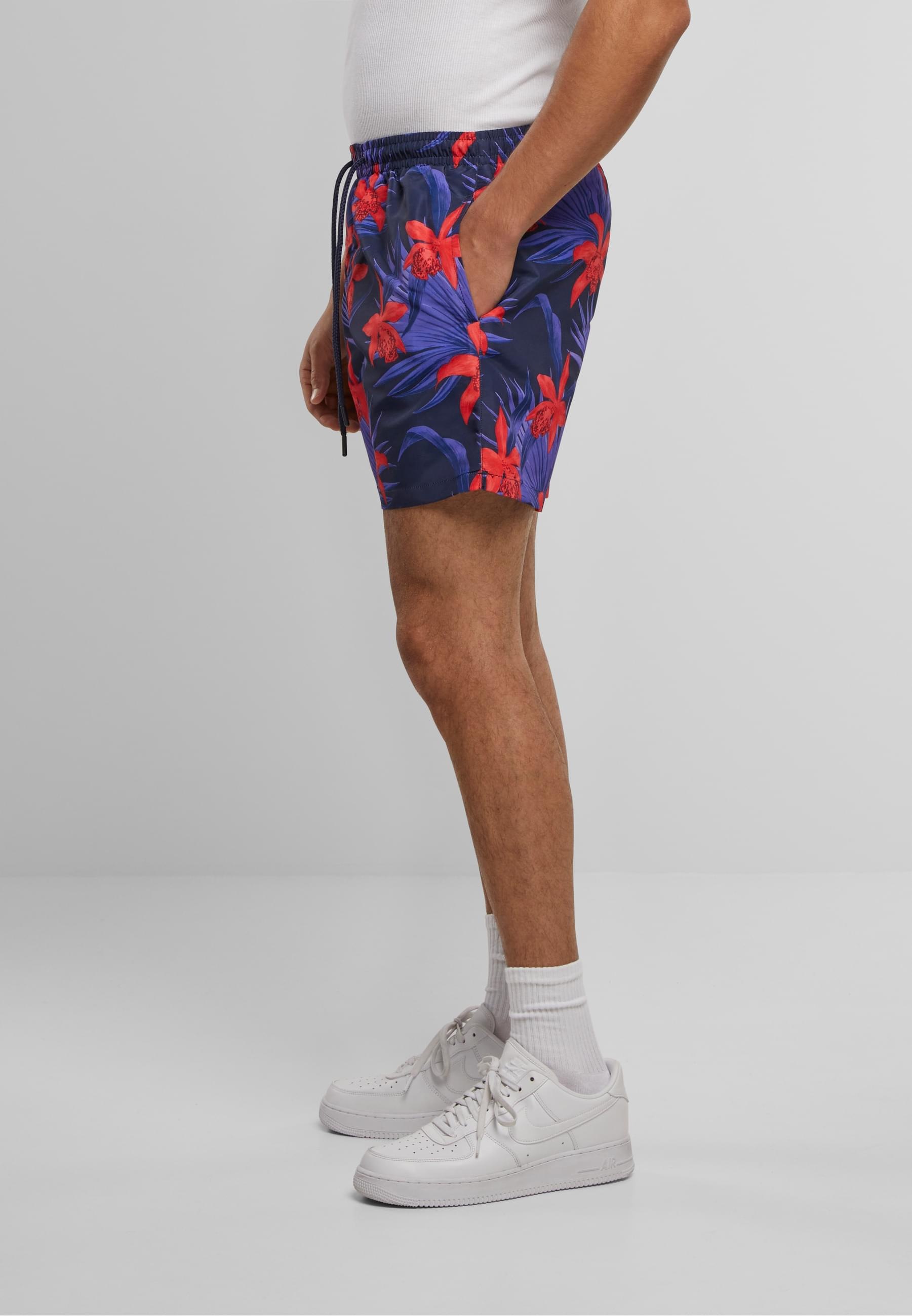 URBAN CLASSICS Badeshorts »Urban Classics Herren Pattern Swim Shorts«