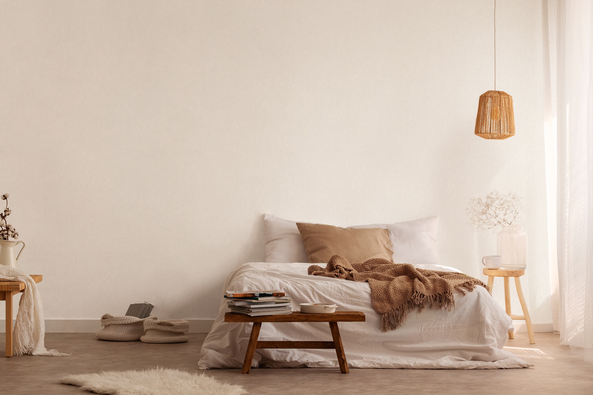 A.S. Création Vliestapete »Attractive 2 Mustertapete«, matt-gemustert-neutral, Unitapete glatt Hellgrau einfarbig Tapeten Wohnzimmer modern Design