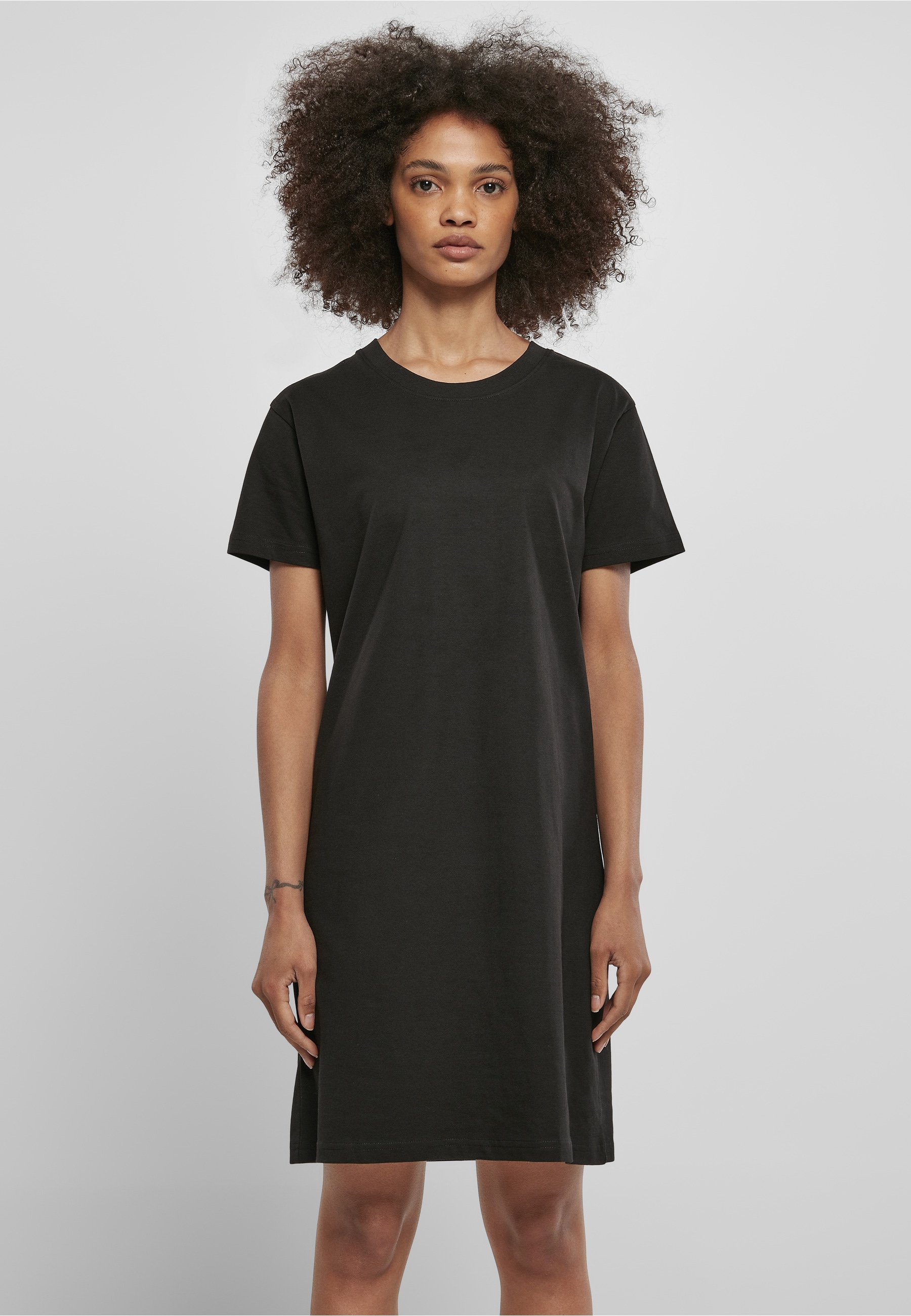 URBAN CLASSICS A-Linien-Kleid »Urban Classics Damen Ladies Recycled Cotton Boxy Tee Dress« 1 Stk. tlg.
