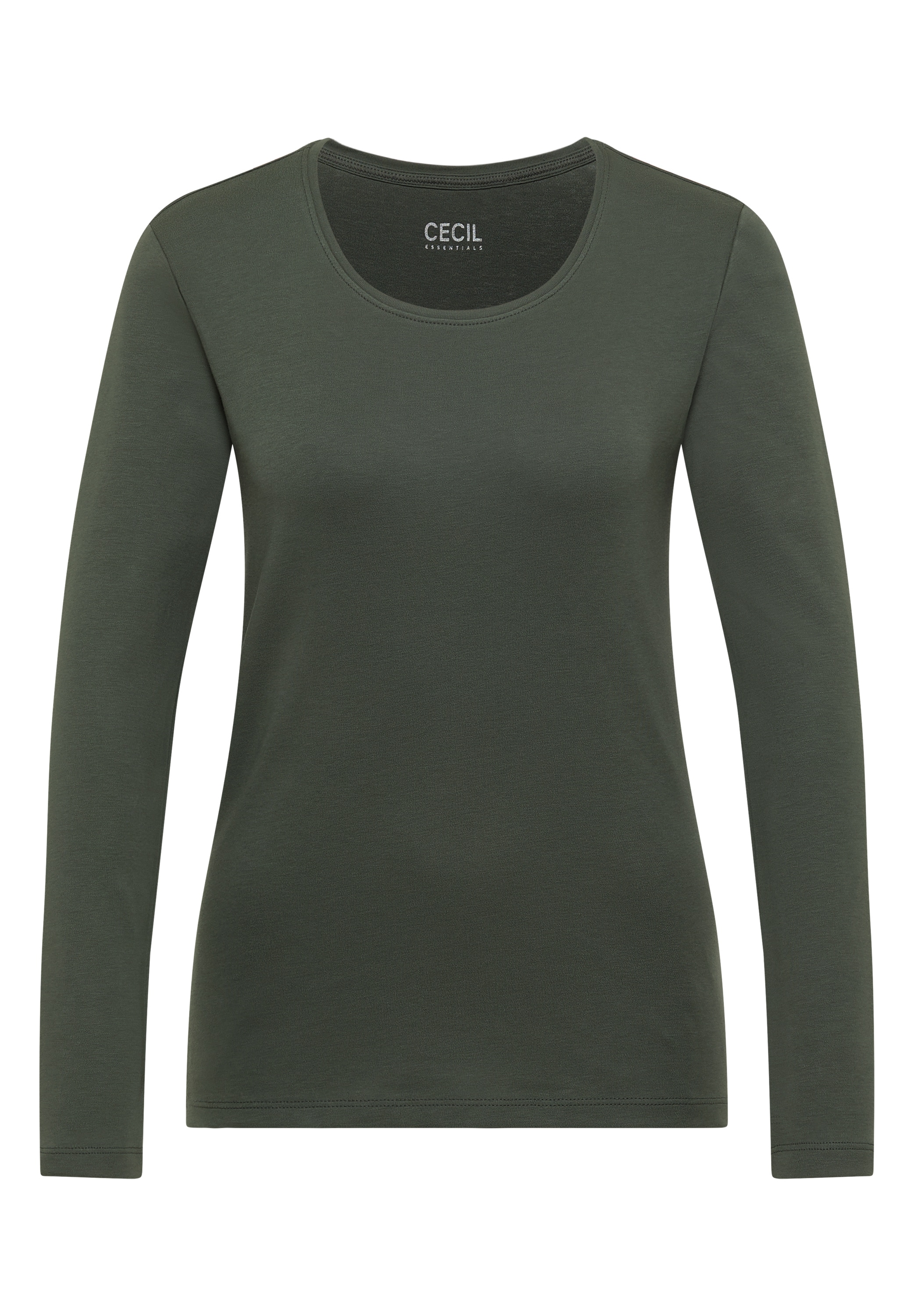Cecil Langarmshirt aus reiner Baumwolle