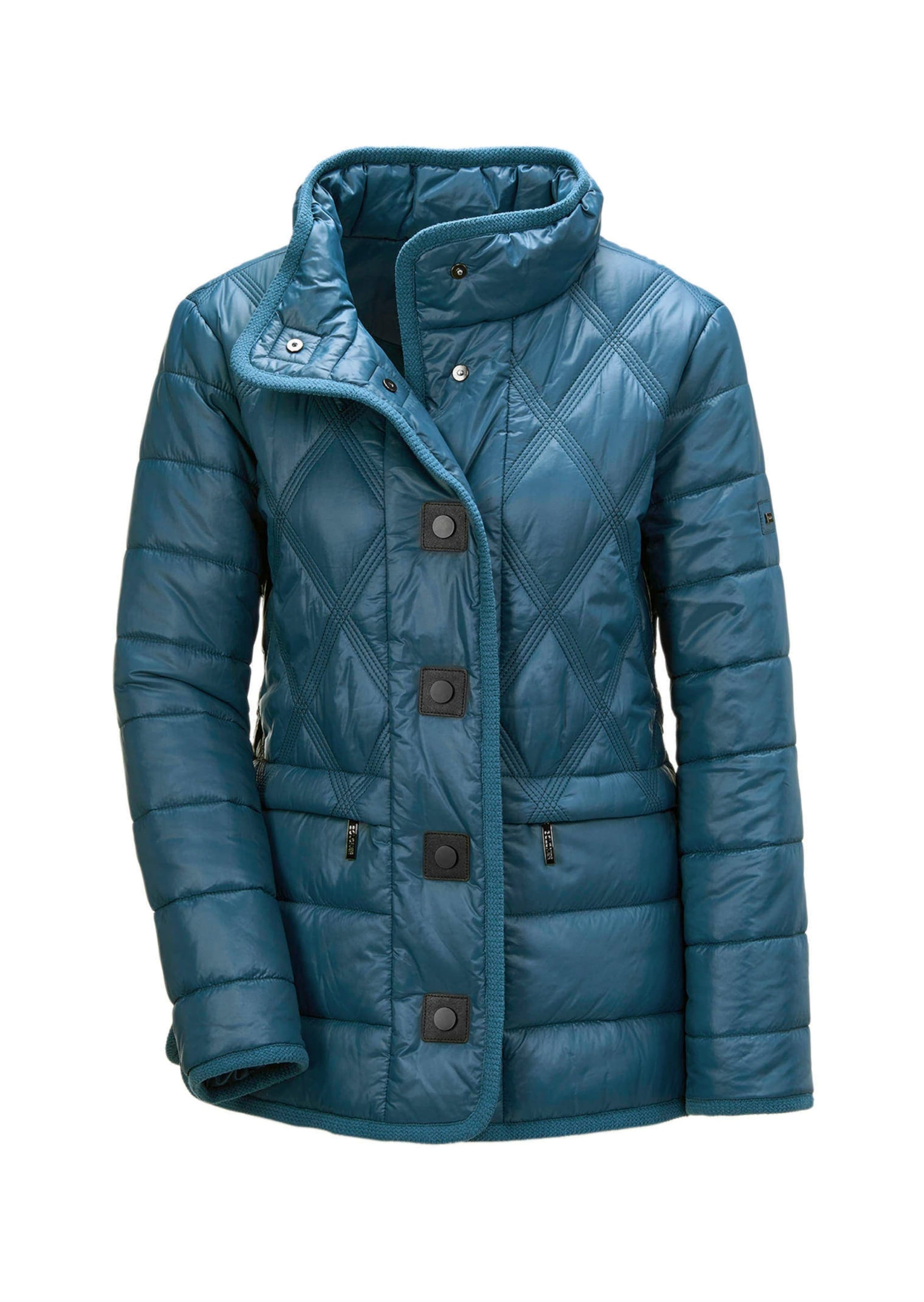 GOLDNER Kurzjacke "Steppjacke mit dekorativen Druckknöpfen" günstig online kaufen