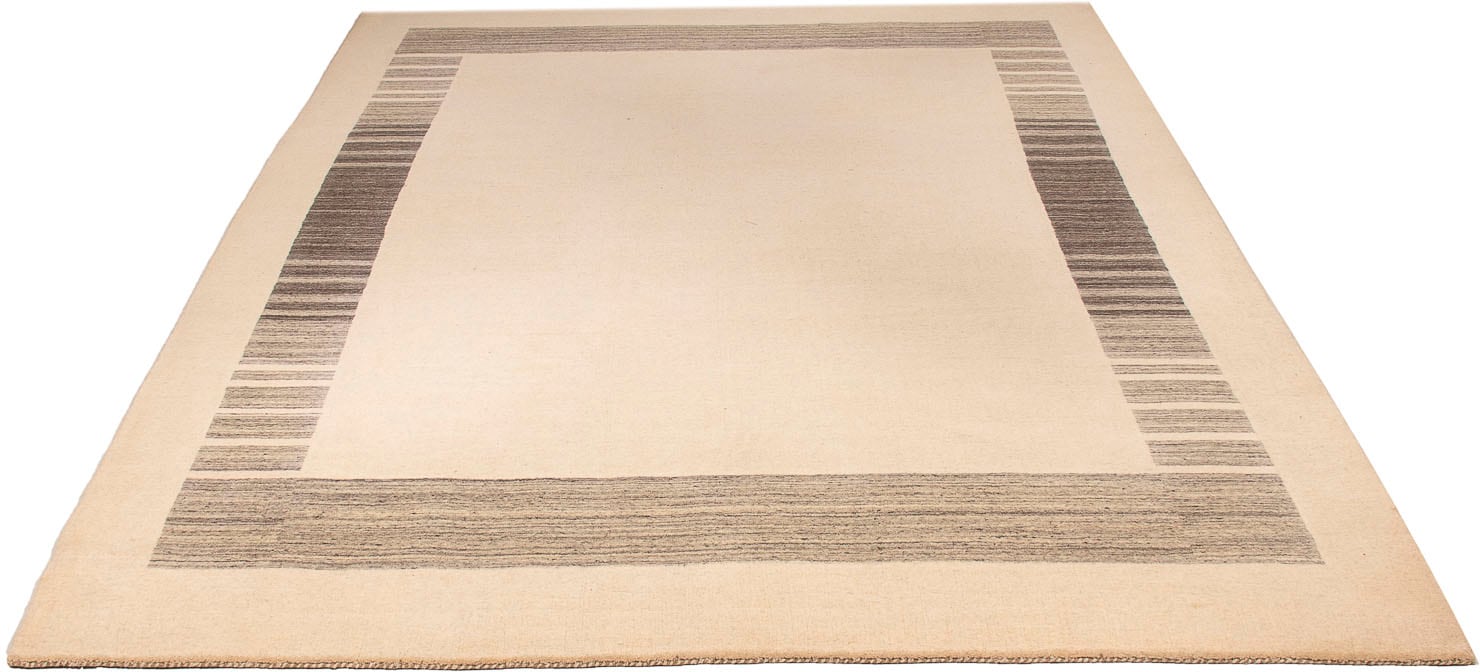 Wollteppich »Gabbeh - Softy - 288 x 205 cm - beige«, rechteckig, 16 mm Höhe,...