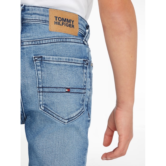 Tommy Hilfiger Stretch-Jeans »SCANTON Y MID BLUE«, mit Leder-Badge online  bestellen | BAUR
