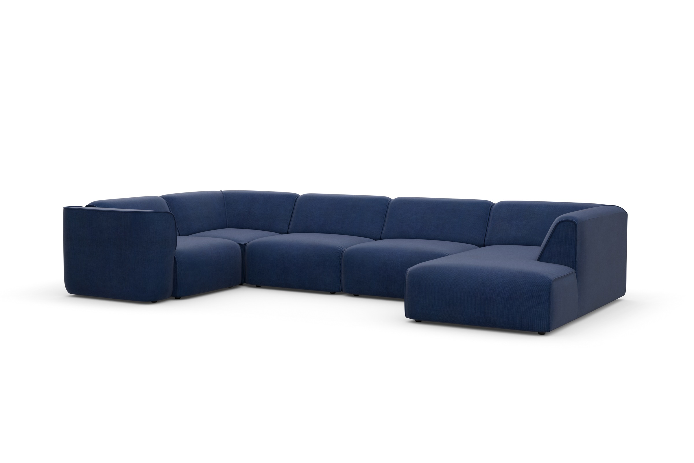 RAUM.ID Wohnlandschaft »Merid U-Form, jederzeit durch Module erweiterbar, B/T/H: 367/206/70 cm«, als Modul oder separat verwendbar, für individuelle Zusammenstellung